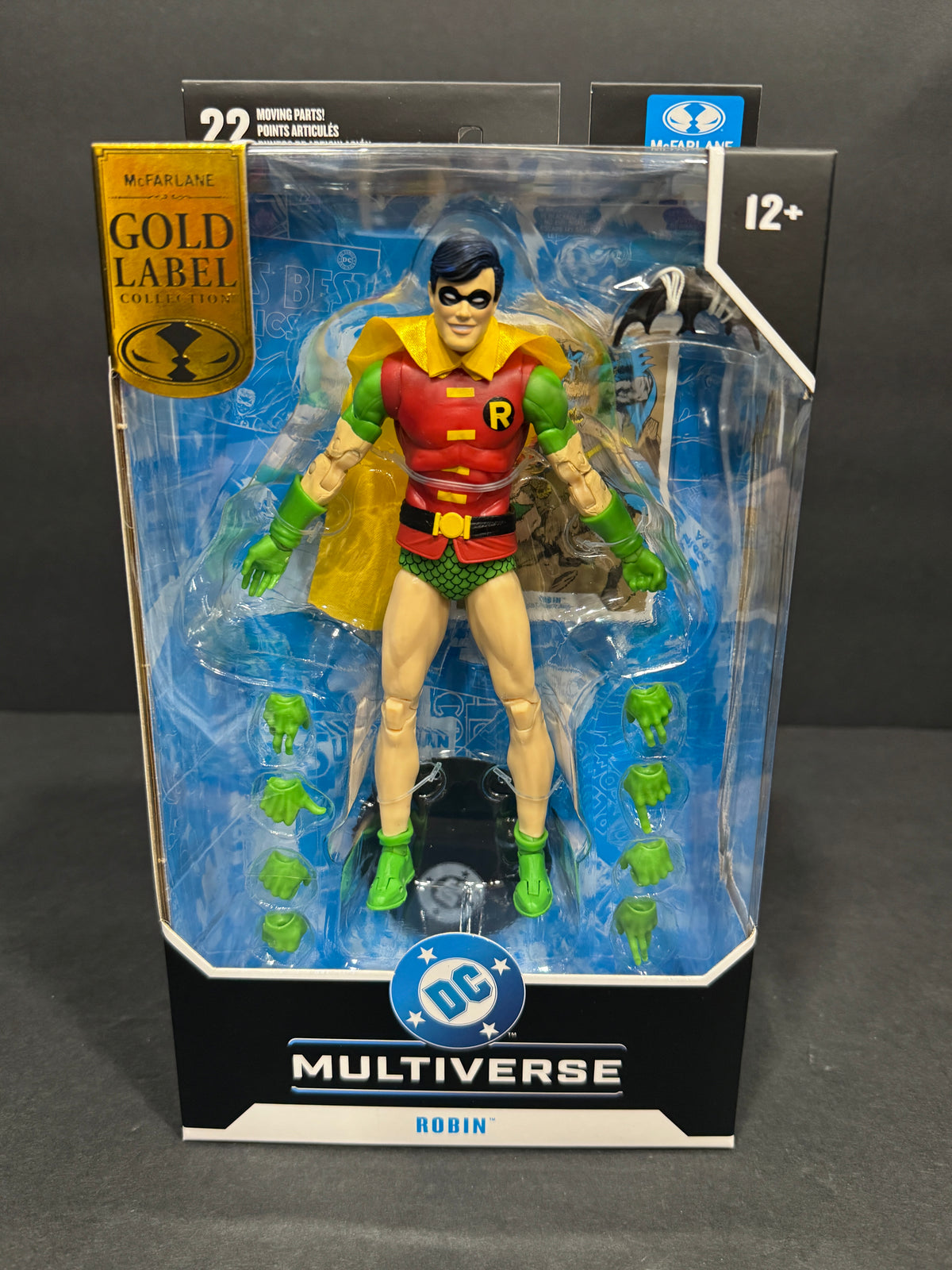 McFarlane Toys DC Multiverse Robin Silver Age Gold Label 7” Action Figure