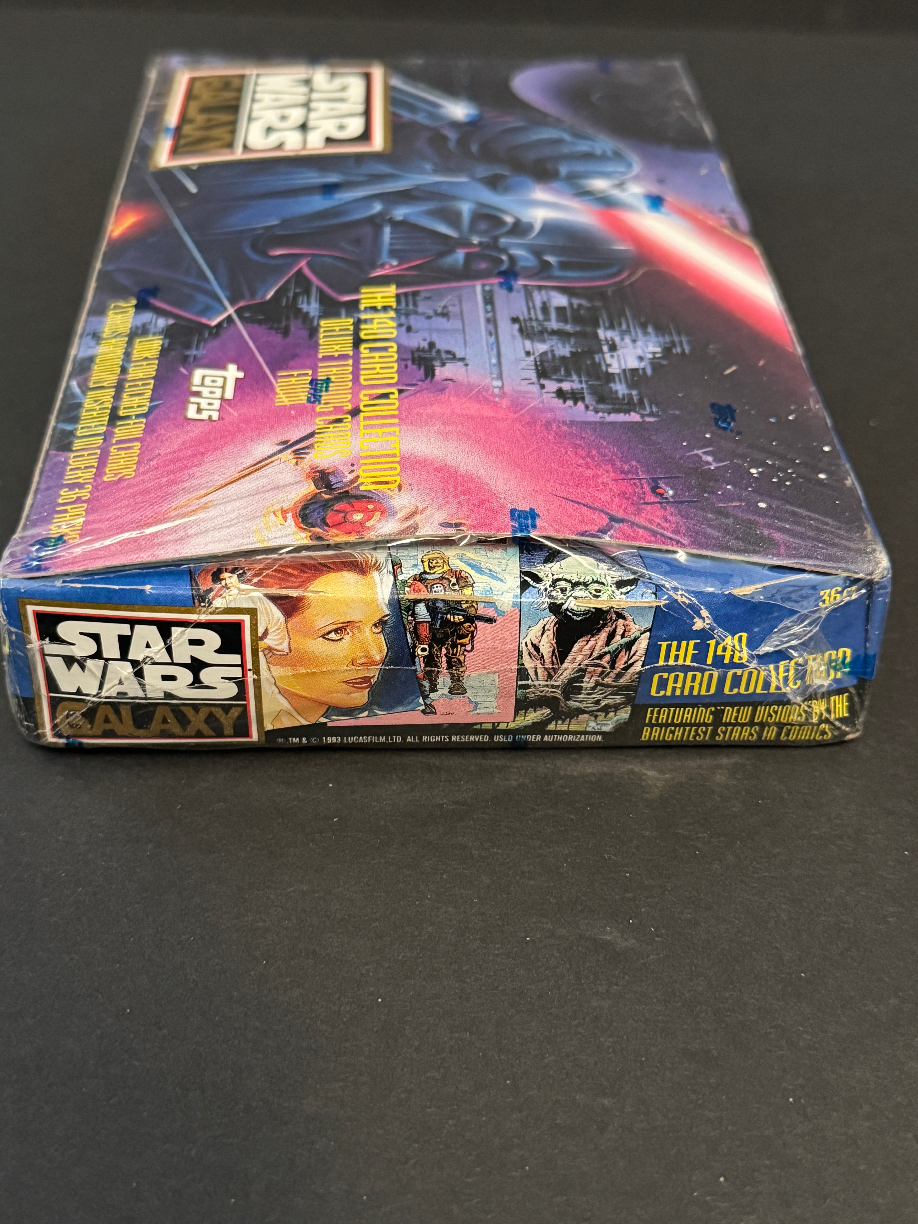 1993 Topps Star Wars Galaxy Series 1 Trading Card Hobby Box - Factory Sealed (Damaged Seal)