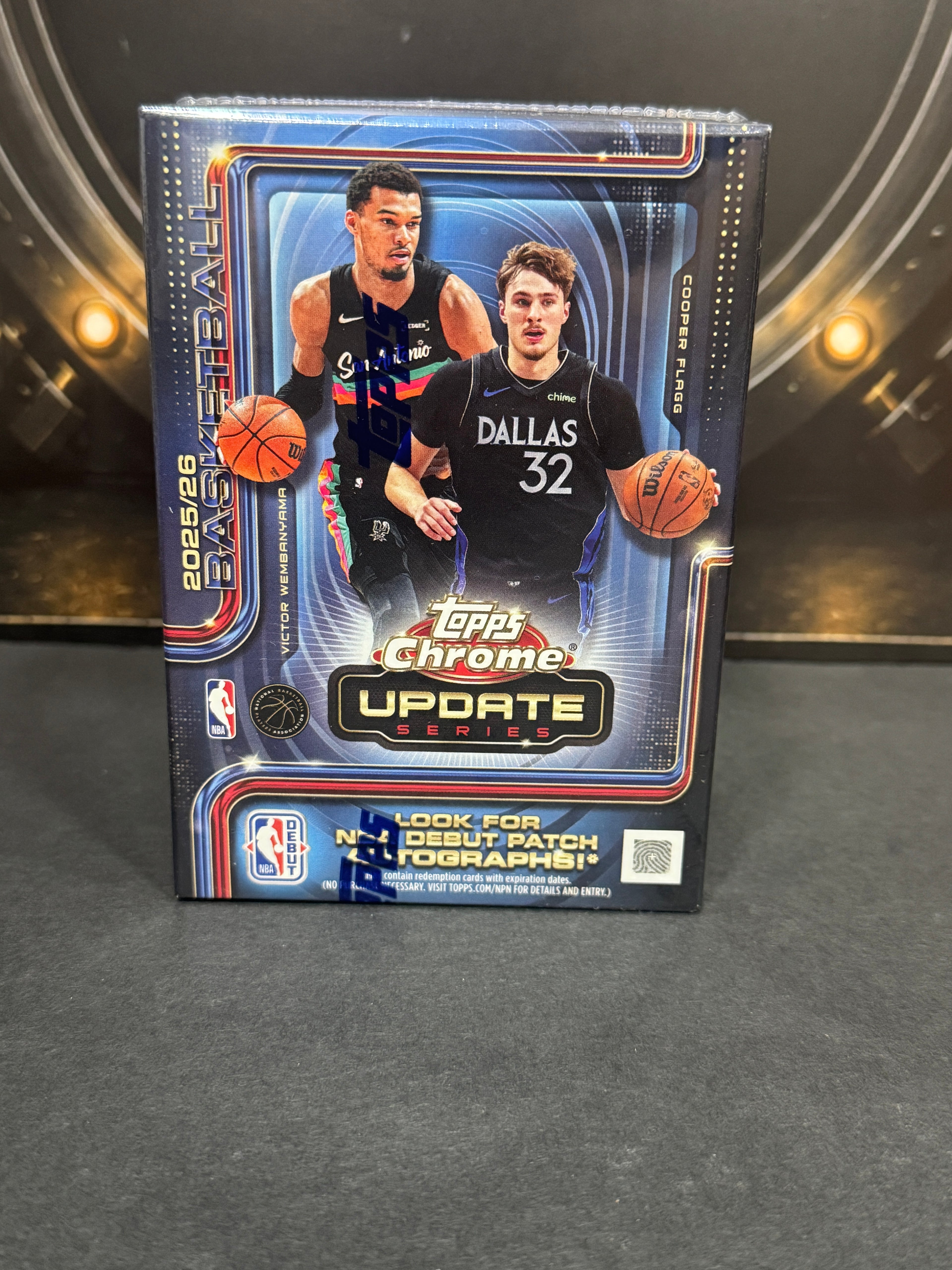 2025-26 Topps Chrome Basketball Update Series Value Box – Factory Sealed