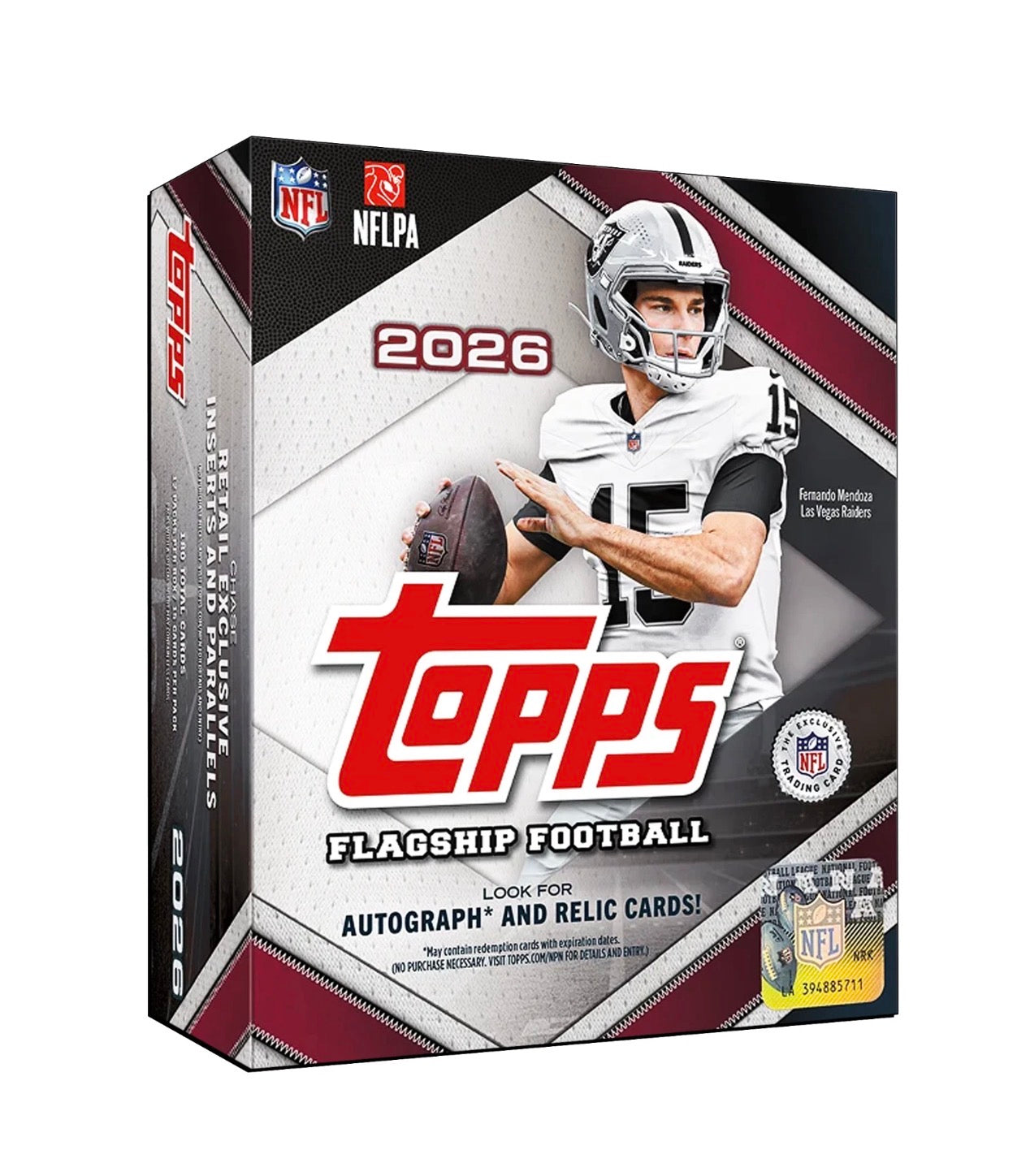 PREORDER 2026 Topps Flagship Football Mega Box | Exclusive Inserts & Parallels | Factory Sealed