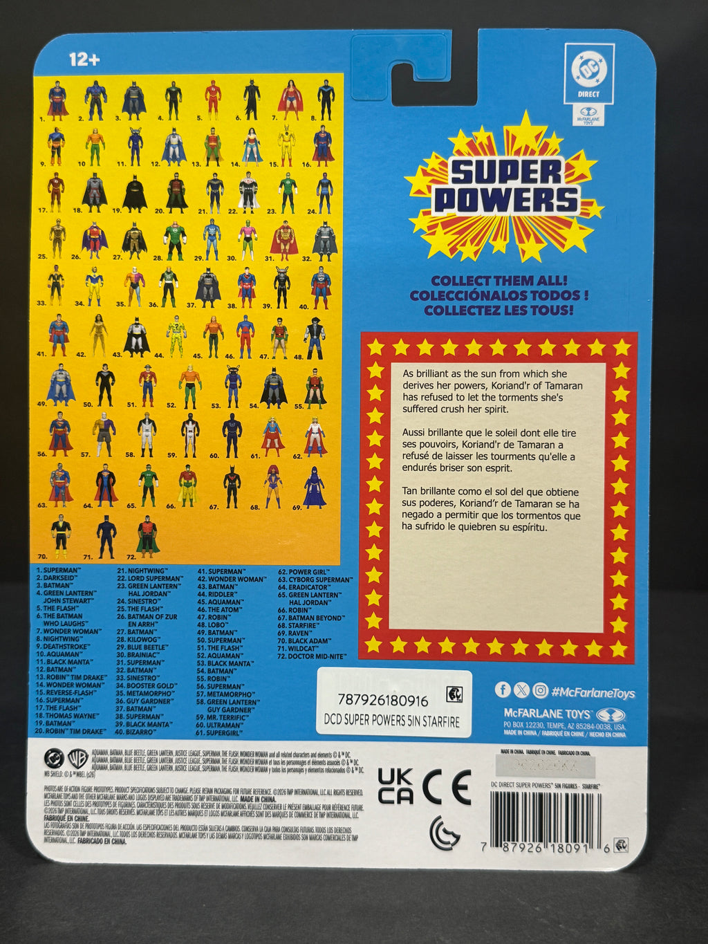 McFarlane DC Super Powers Starfire Wave 14 EE Exclusive 4.5” Figure