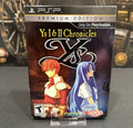 PSP Ys 1 & 2 Chronicles Premium Edition Complete Sealed Game & CD Outer Box Open