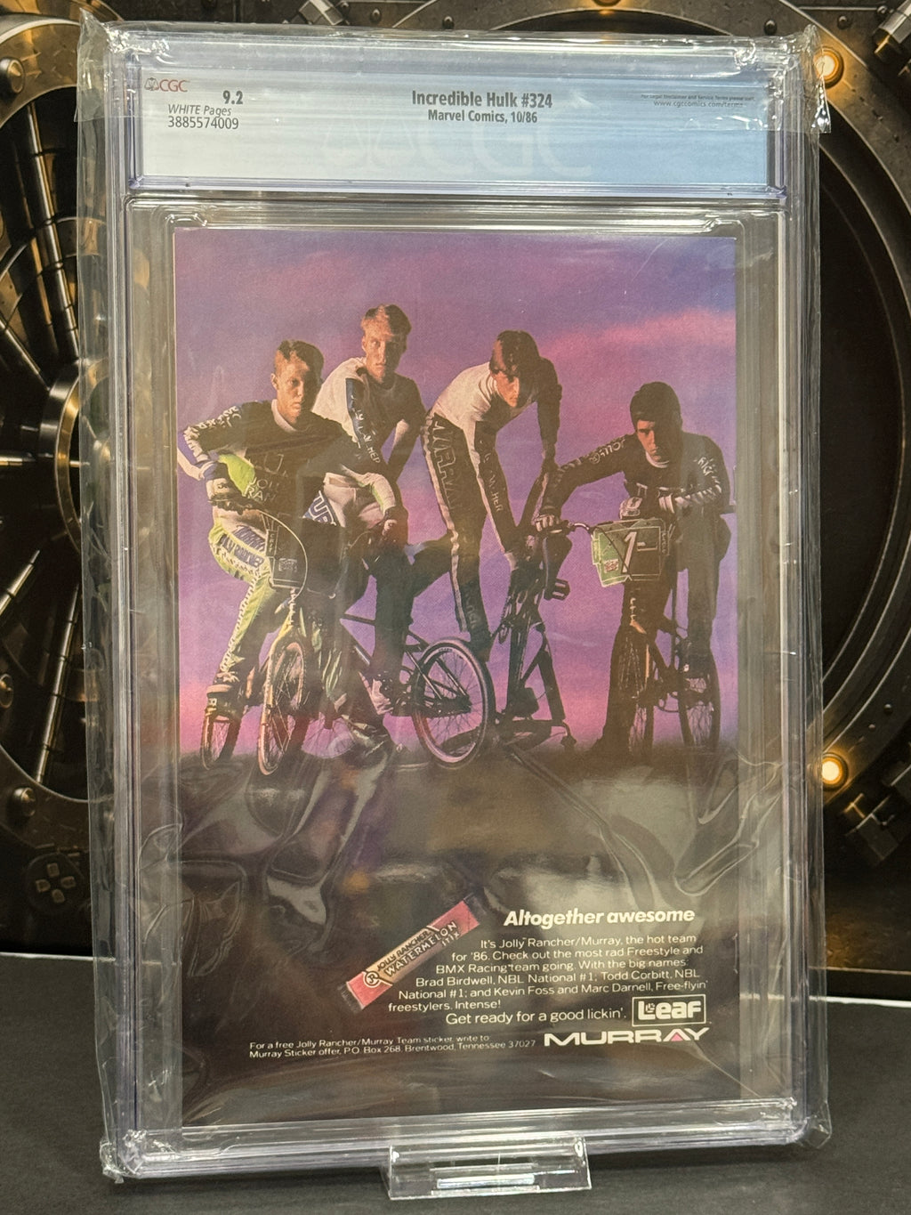 The Incredible Hulk #324 CGC 9.2 White Pages Marvel Comics 1986 Grey Hulk Return