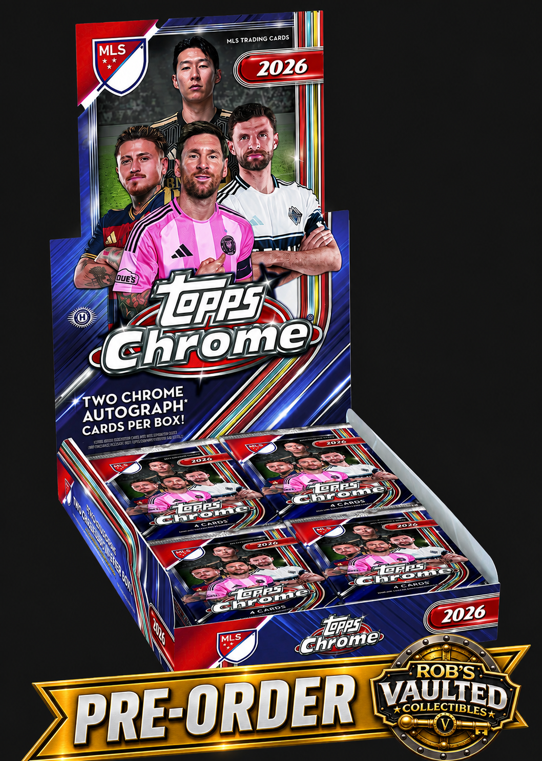 2026 Topps Chrome MLS Soccer Hobby Box – Pre-Order