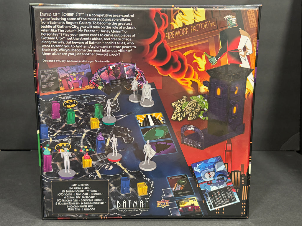 Upper Deck Batman: The Animated Series – Enemies of Gotham City Board Game – Sealed