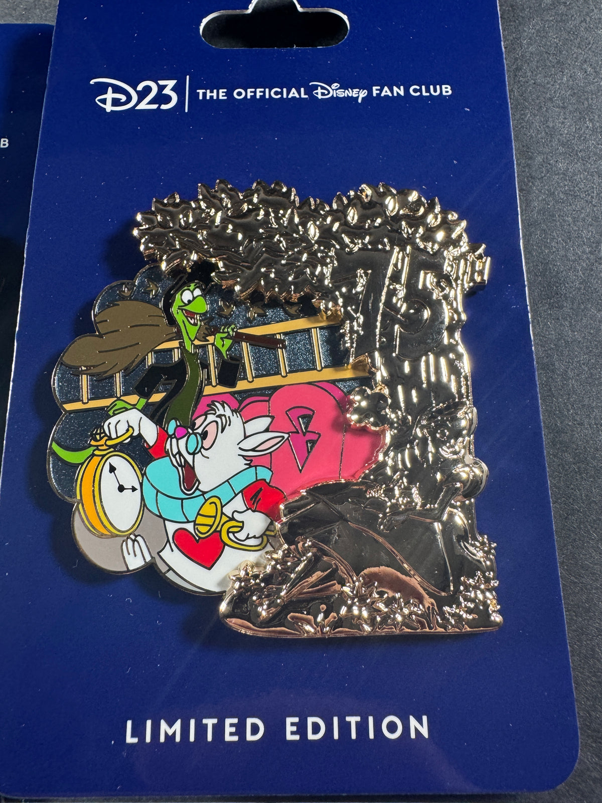 D23 Alice in Wonderland 75th Anniversary LE 1000 Pin Set of 4