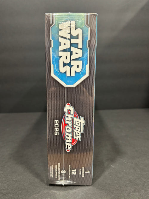 2025 Topps Chrome Star Wars Super Box Costco Exclusive – Factory Sealed
