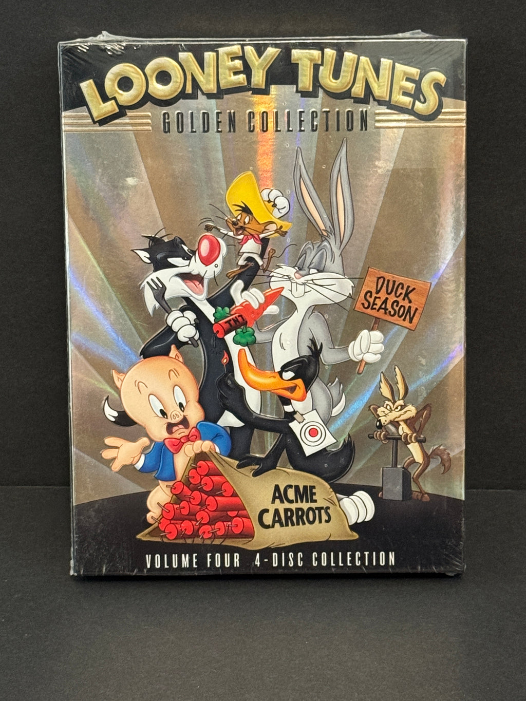 Looney Tunes Golden Collection Volume 4 DVD 4-Disc Box Set New Sealed Foil Slipcover