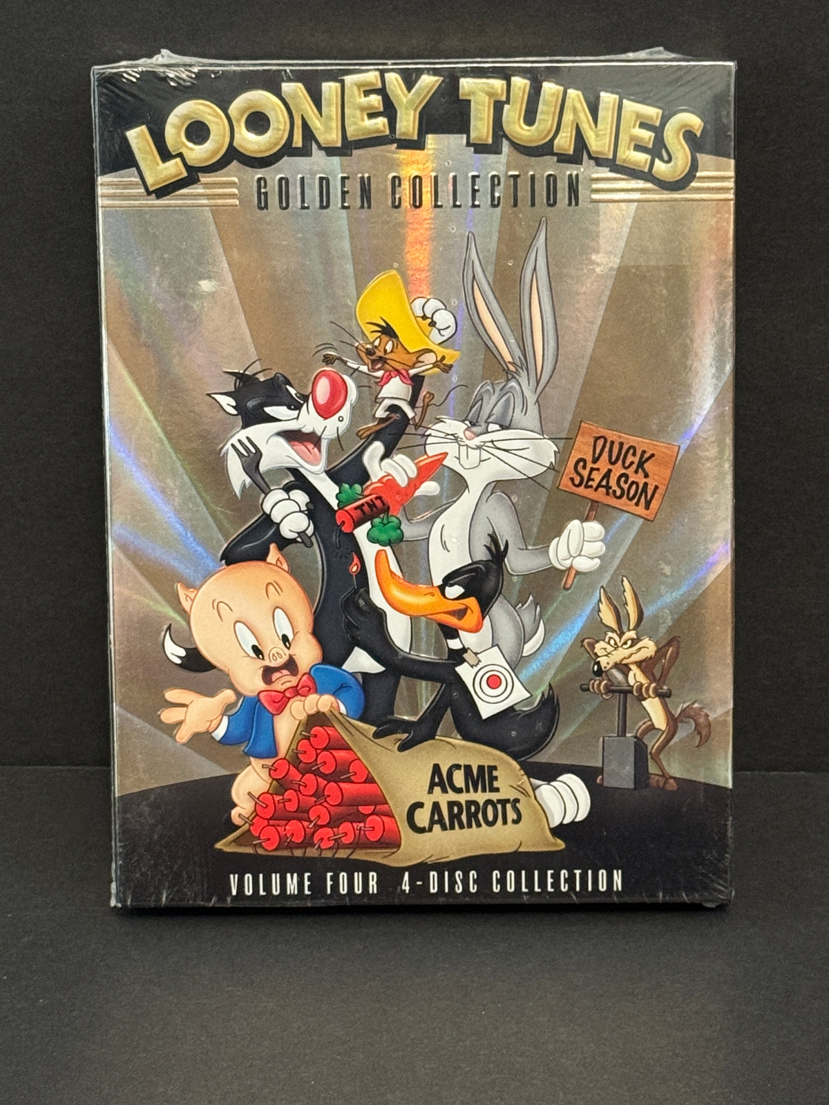 Looney Tunes Golden Collection Volume 4 DVD 4-Disc Box Set New Sealed Foil Slipcover