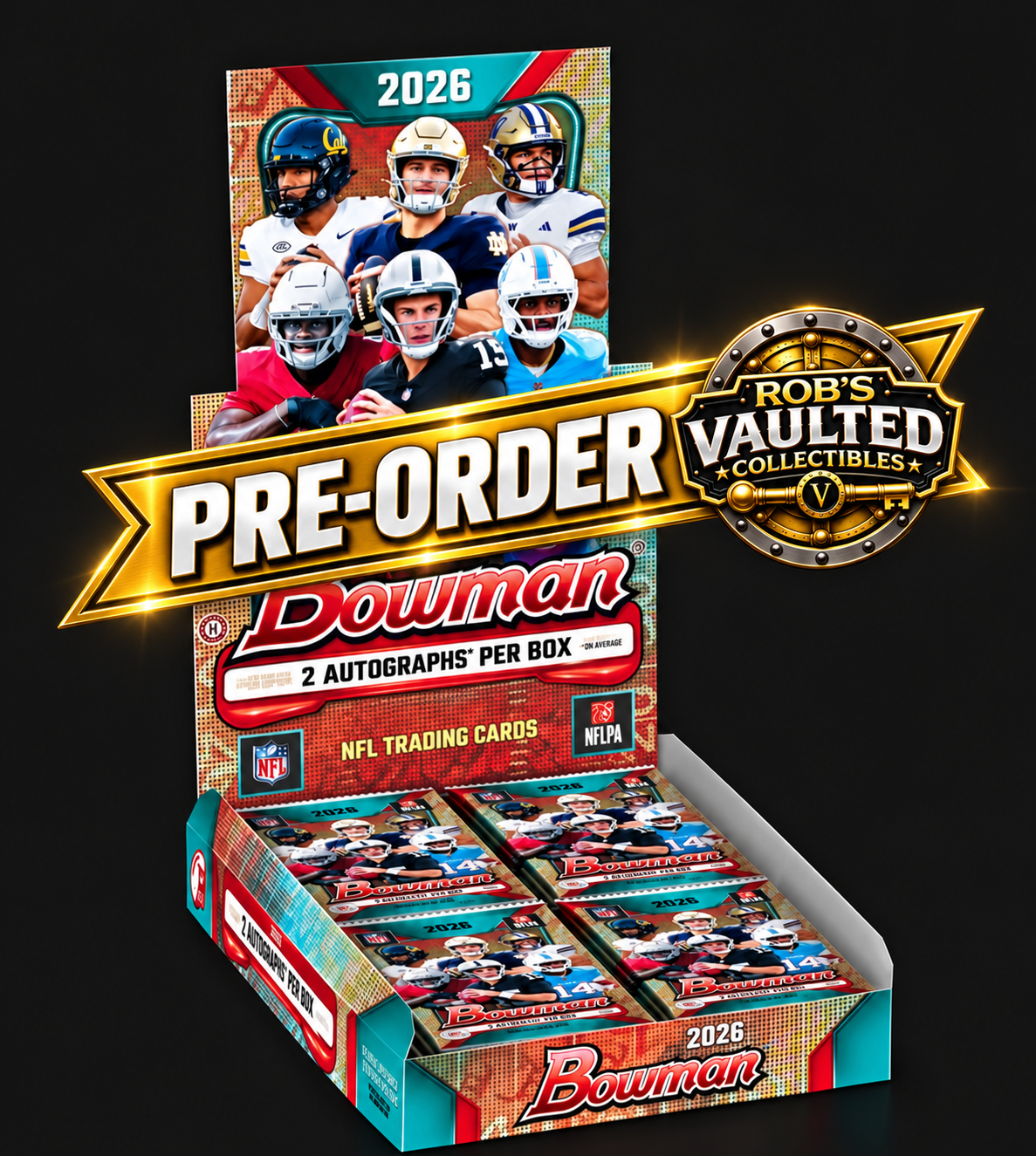 2026 Bowman Football Hobby Box – Factory Sealed – PRE-ORDER