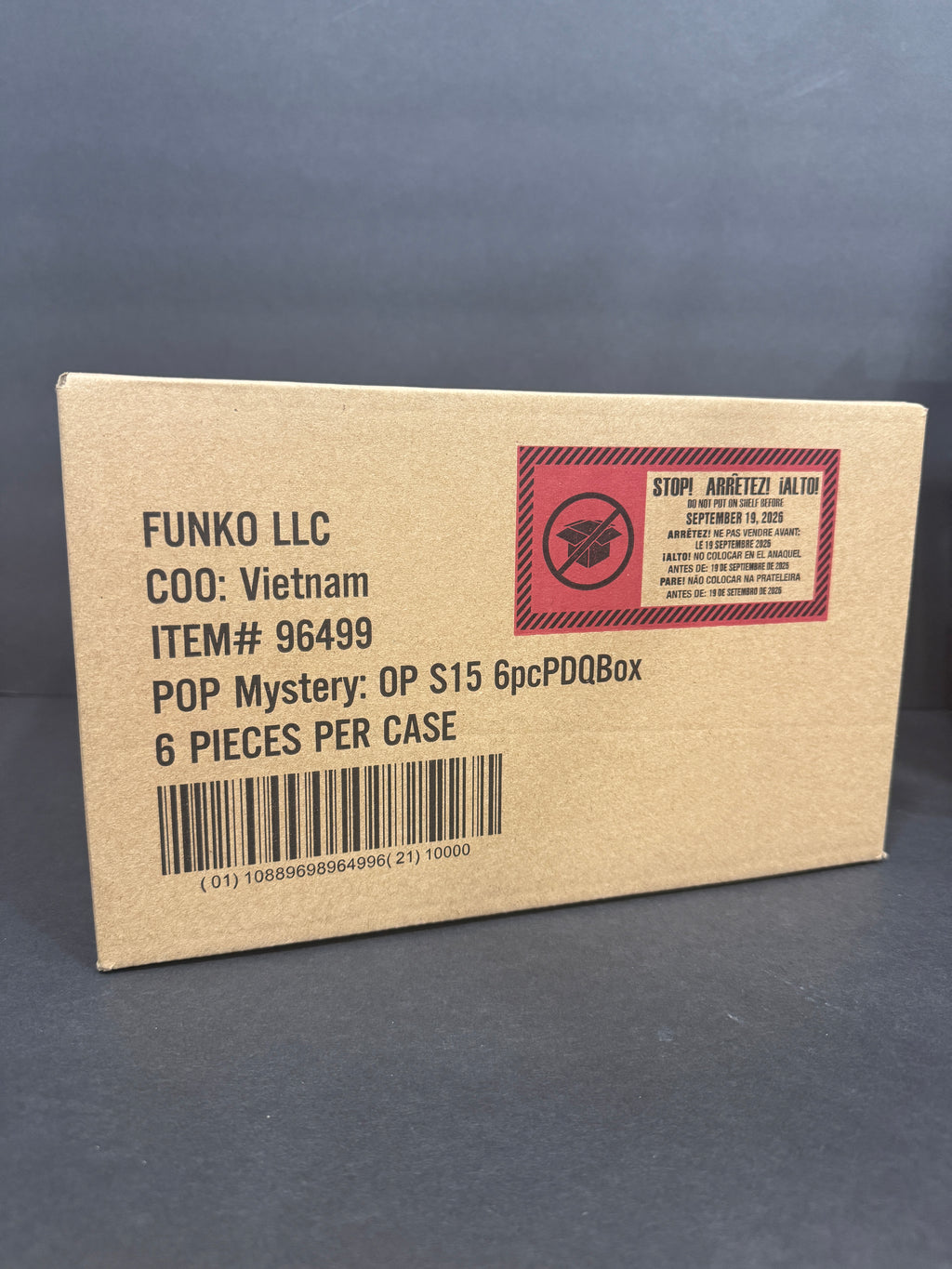 Funko Pop! Mystery One Piece Factory Sealed 6-Pack Case – Chance at 1:72 Chase