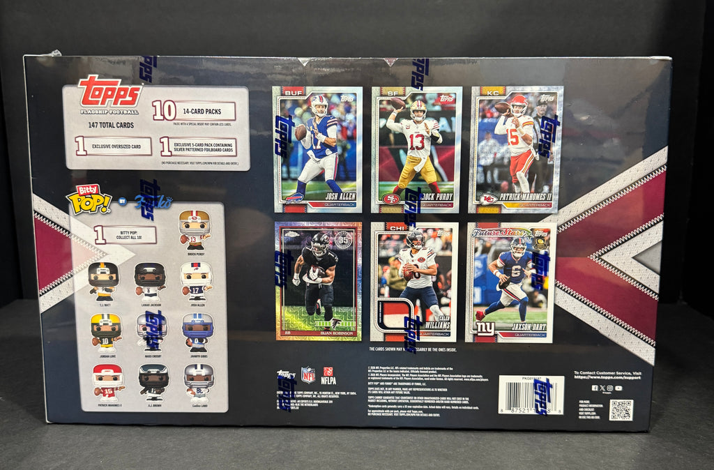 2026 Topps Flagship Football NFL Super Box – Factory Sealed