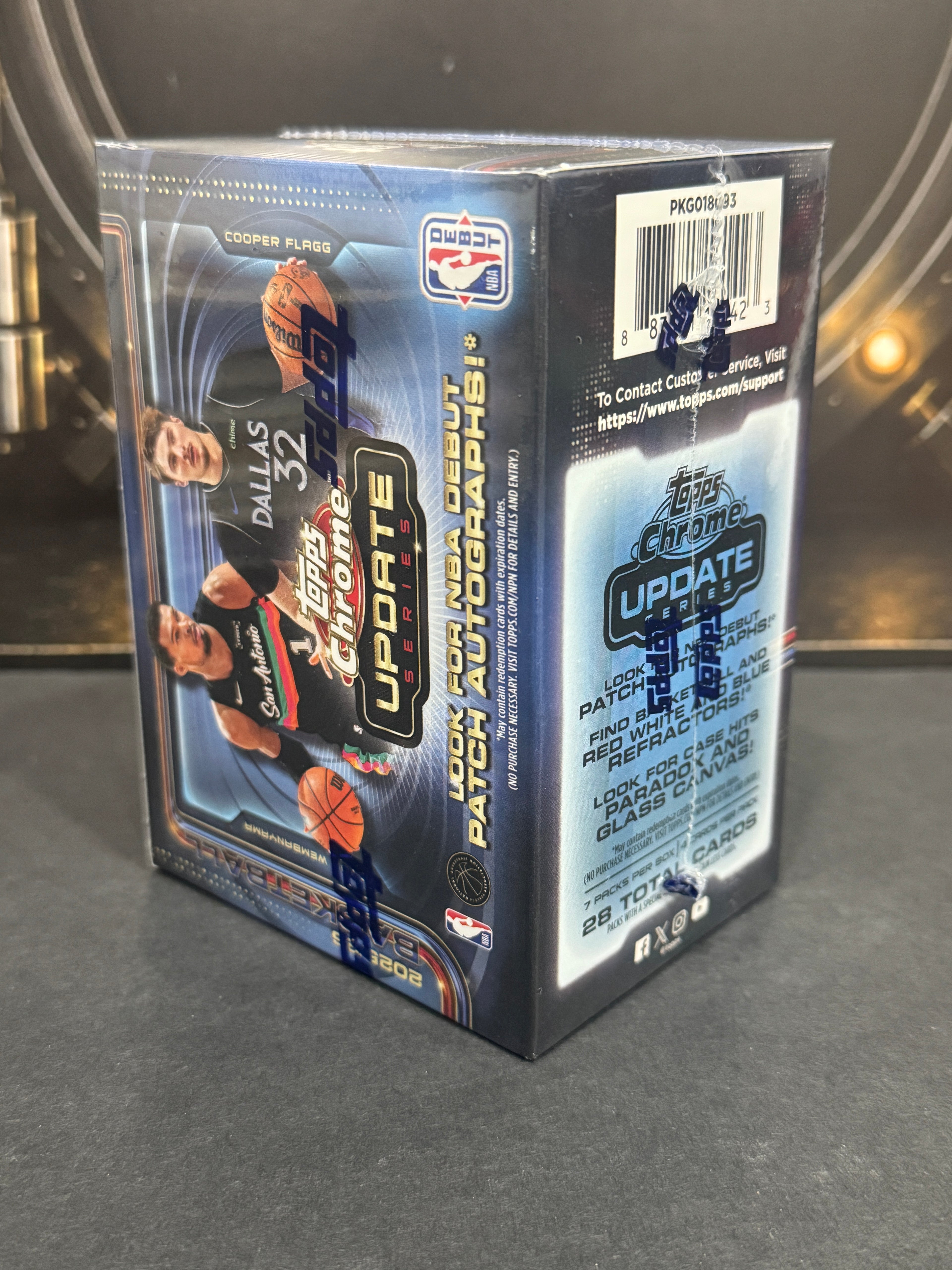 2025-26 Topps Chrome Basketball Update Series Value Box – Factory Sealed