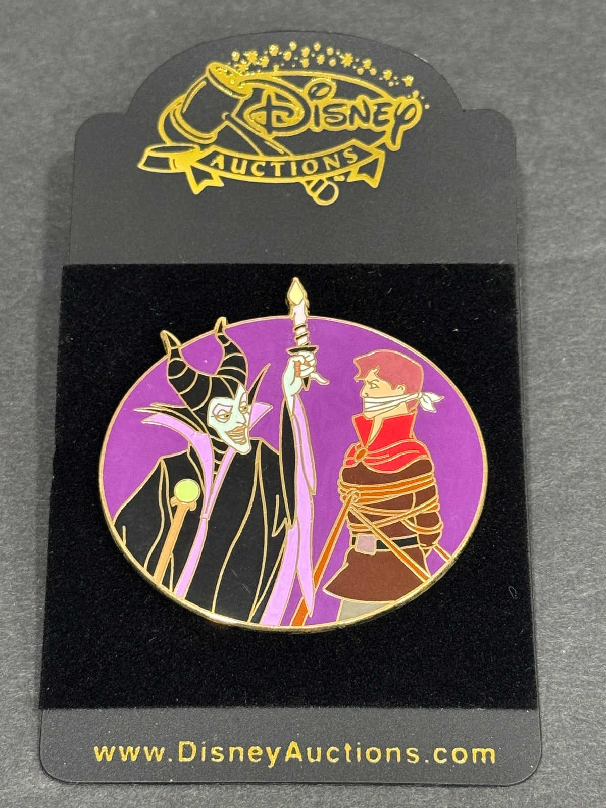 Disney Auctions Maleficent Prince Phillip Captive Pin LE 1000 PP28984