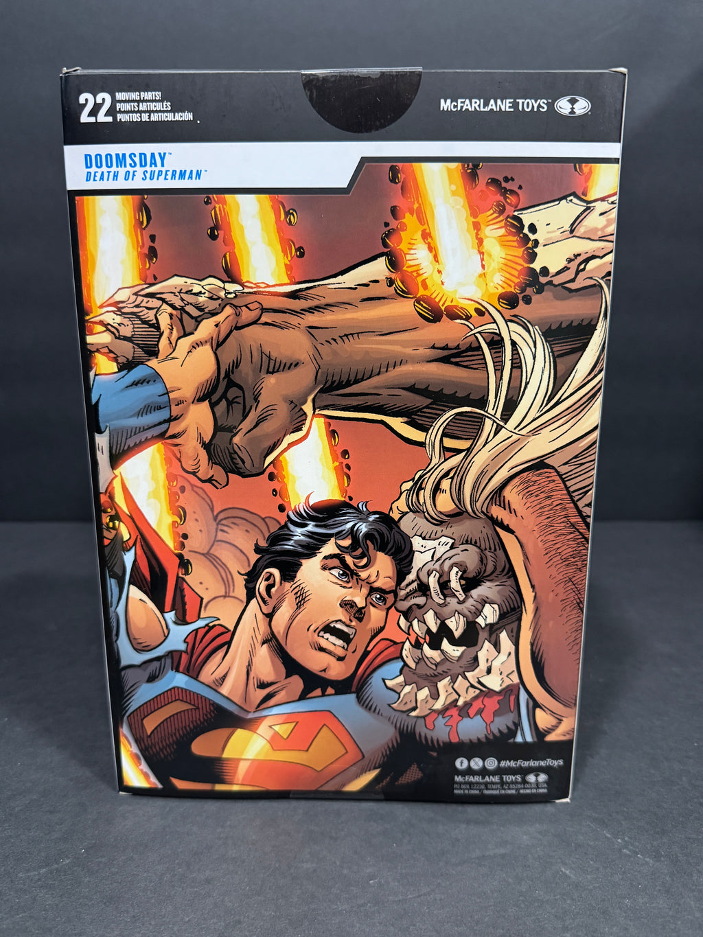 McFarlane Toys DC Multiverse Doomsday Death of Superman Gold Label MegaFig