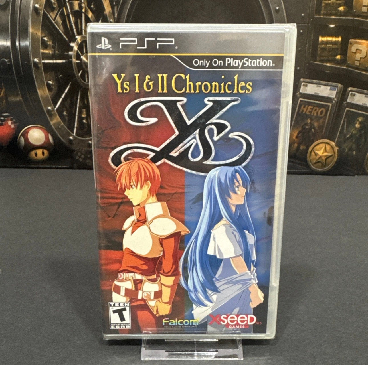 PSP Ys 1 & 2 Chronicles Premium Edition Complete Sealed Game & CD Outer Box Open
