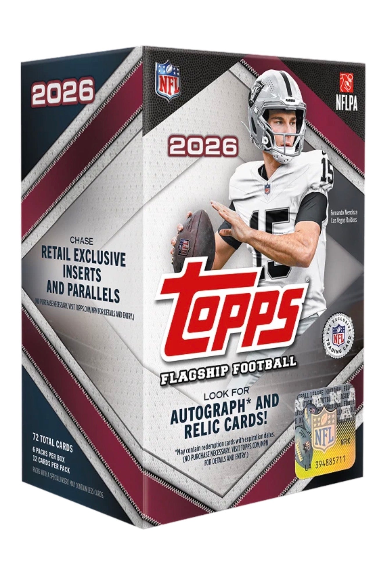 PREORDER 2026 Topps Flagship Football Value Box | Exclusive Parallels & Chase Inserts | Factory Sealed