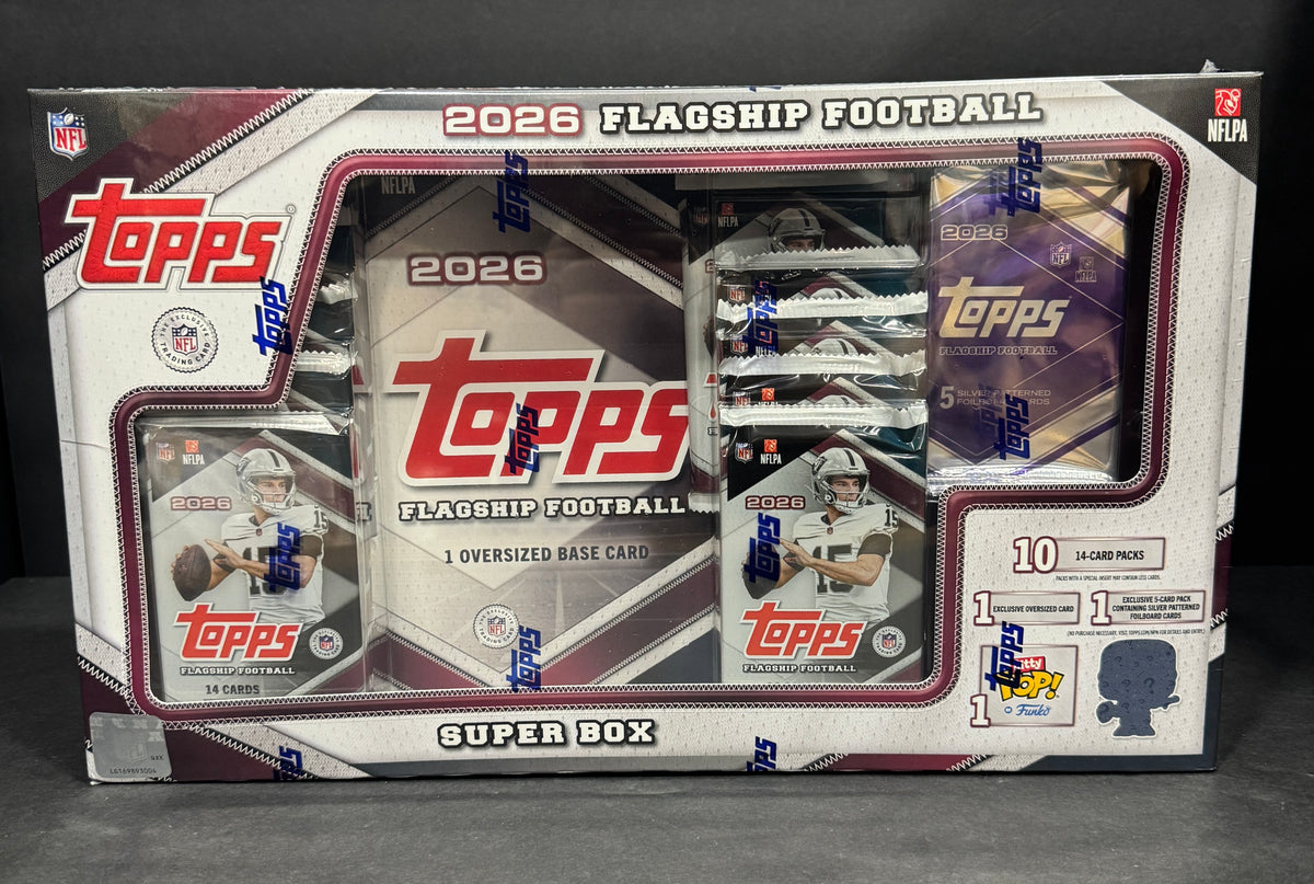 2026 Topps Flagship Football NFL Super Box – Factory Sealed