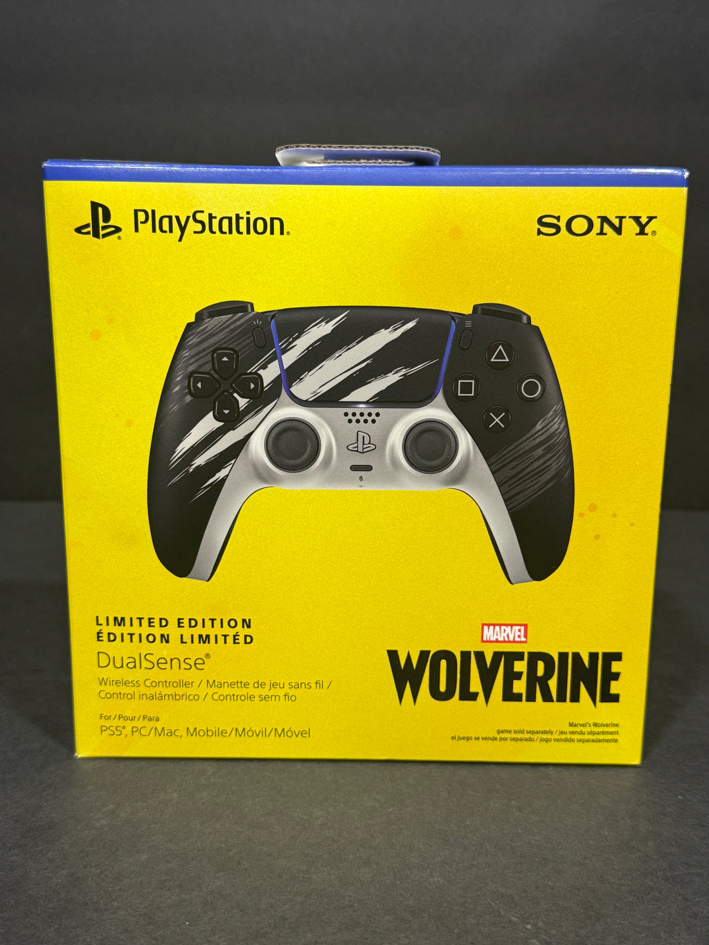 PlayStation DualSense Wireless Controller – Marvel’s Wolverine Adamantium Limited Edition