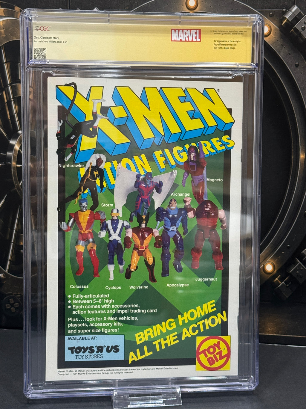 X-Men #1 Magneto Cover CGC 9.8 Signature Series Signed by Jim Lee & Scott Williams