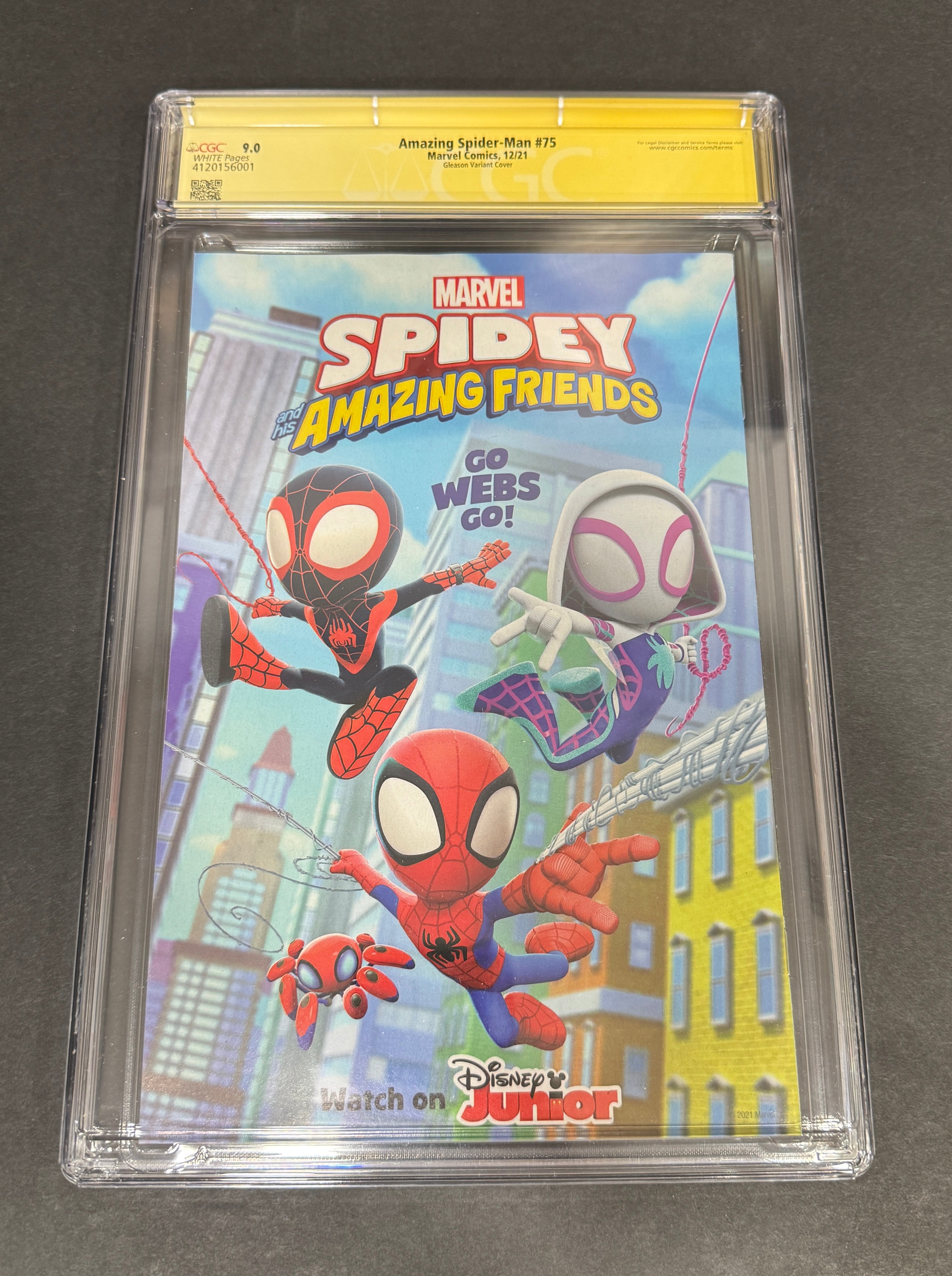 Amazing Spider-Man #75 (CGC 9.0) - Signed & Sketched by Patrick Gleason