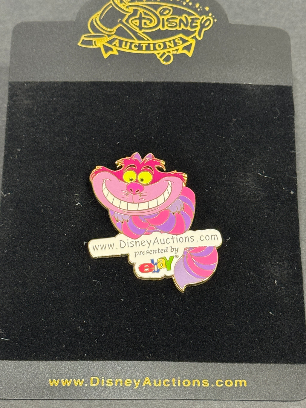 Disney Auctions Cheshire Cat eBay GWP Pin LE 500 PP30455