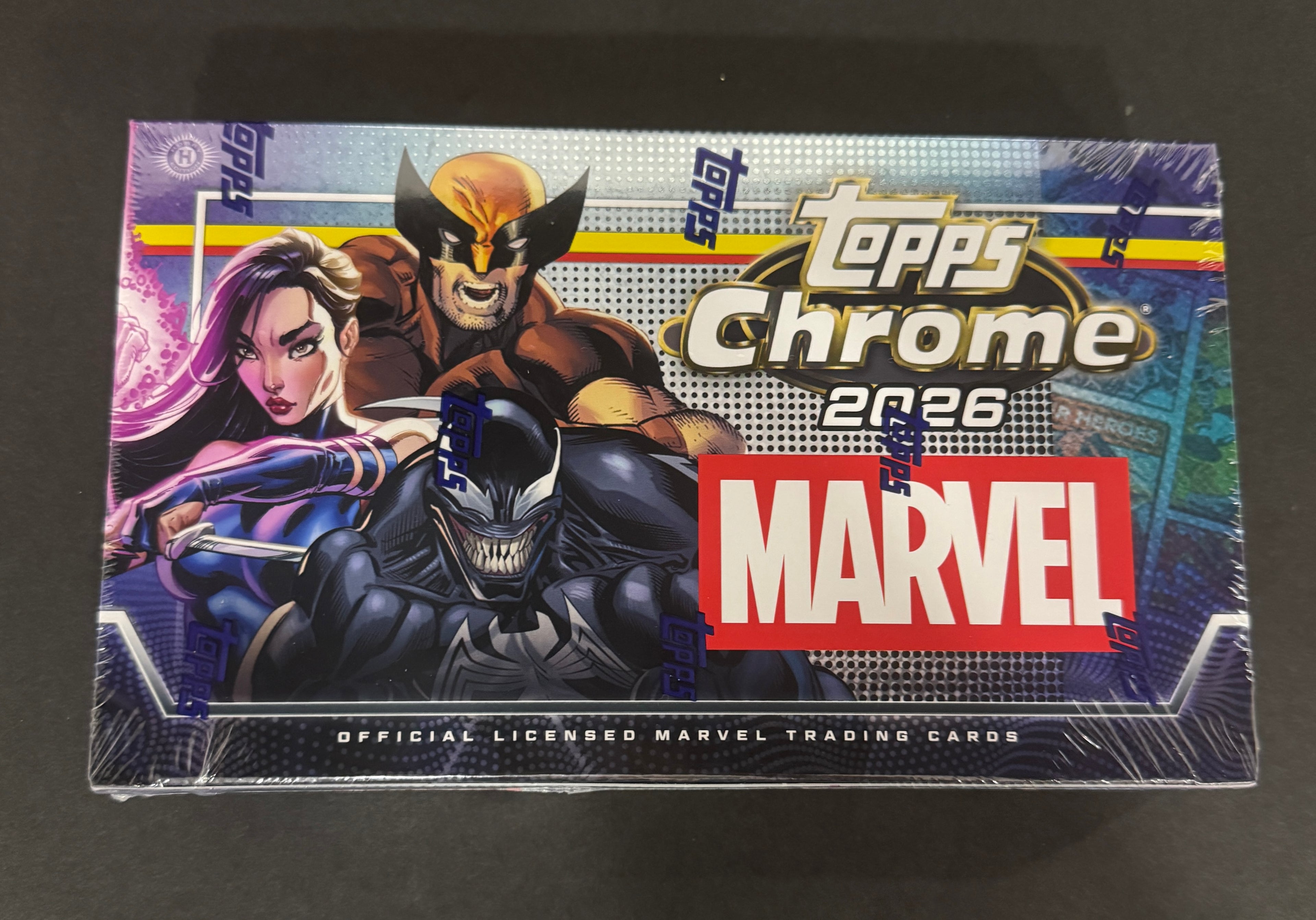 2026 Topps Chrome Marvel Hobby Box | Factory Sealed | Official Marvel Trading Cards