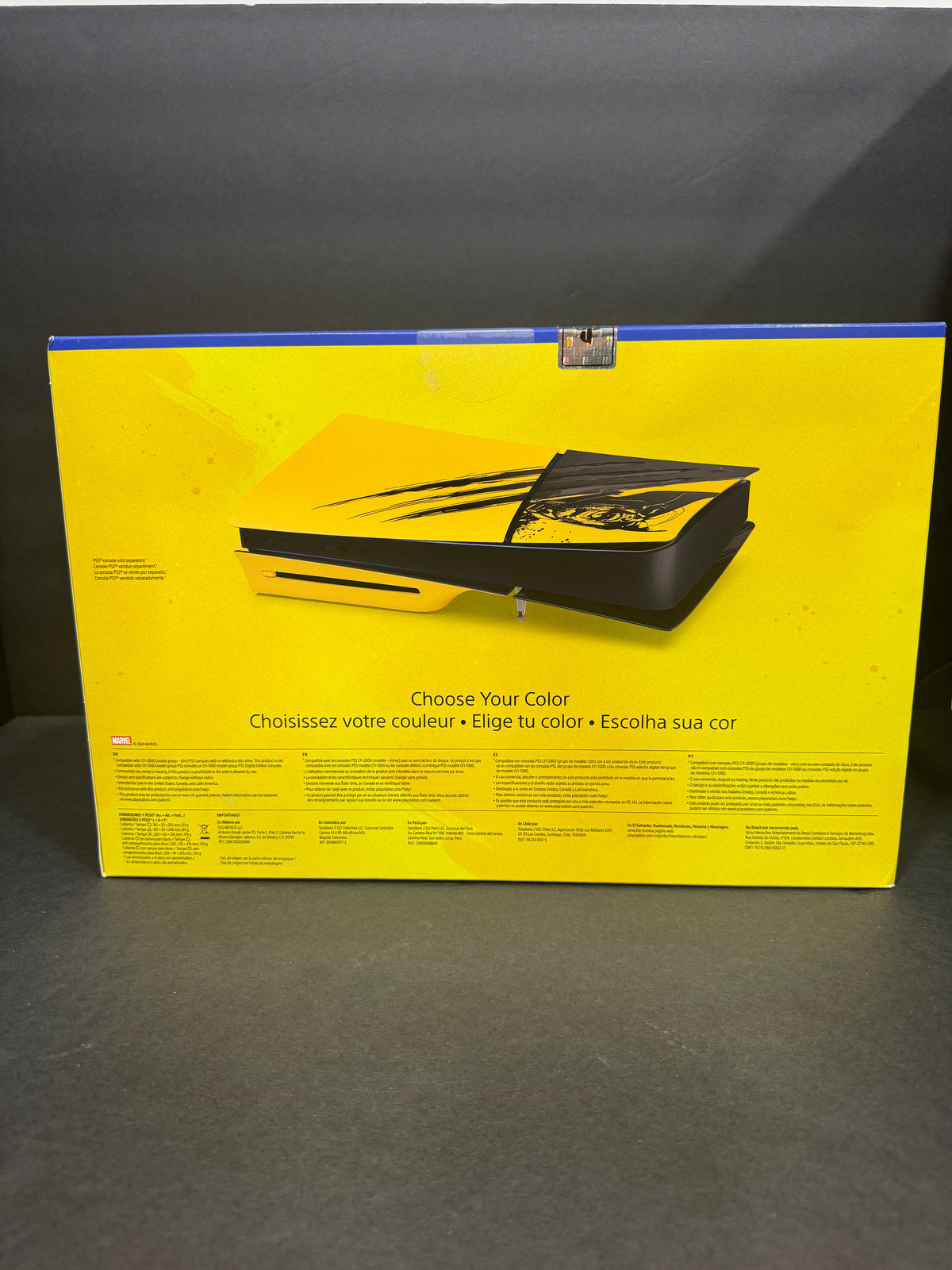 PlayStation 5 Console Covers – Marvel’s Wolverine Battle Yellow Limited Edition – PS5 Slim
