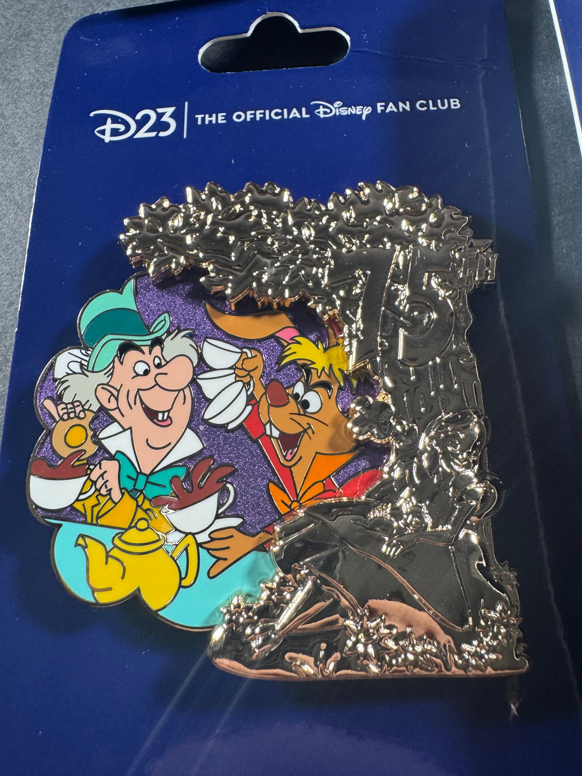 D23 Alice in Wonderland 75th Anniversary LE 1000 Pin Set of 4