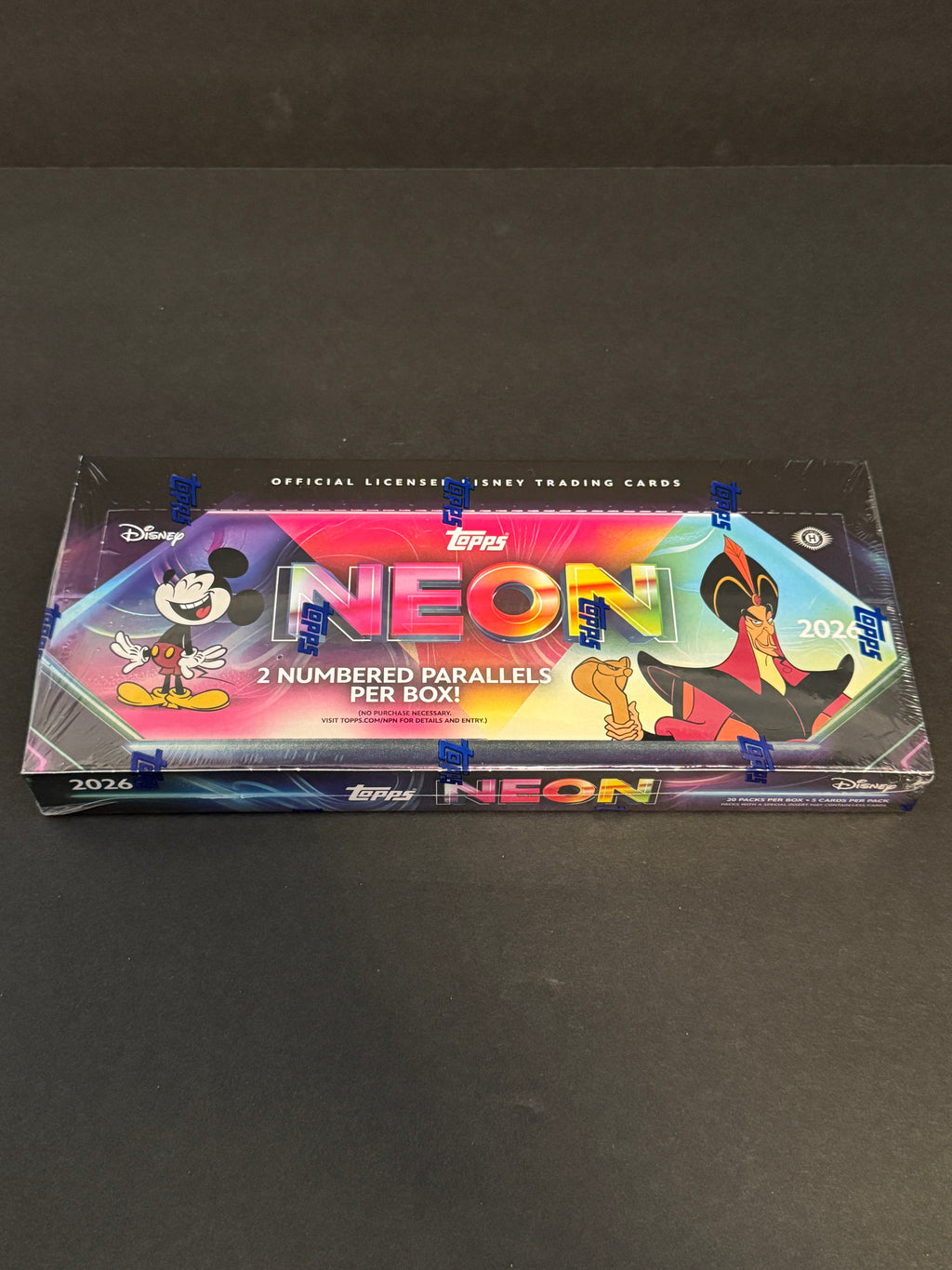 2026 Topps Disney Neon Hobby Box Factory Sealed Trading Cards