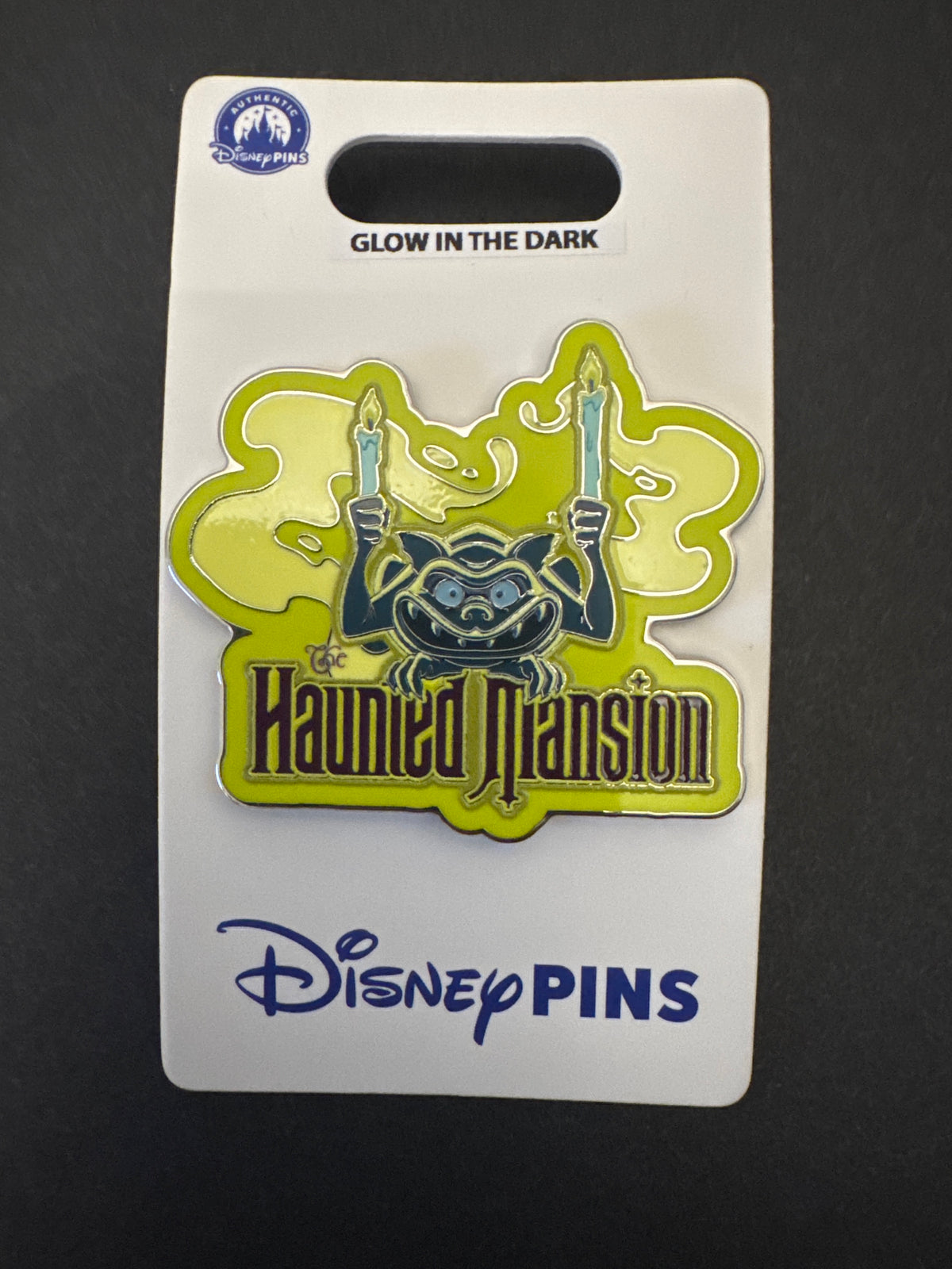 Disney Parks Pin 2026 The Haunted Mansion Gargoyle Glow In The Dark OE