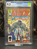 The Incredible Hulk #324 CGC 9.2 White Pages Marvel Comics 1986 Grey Hulk Return
