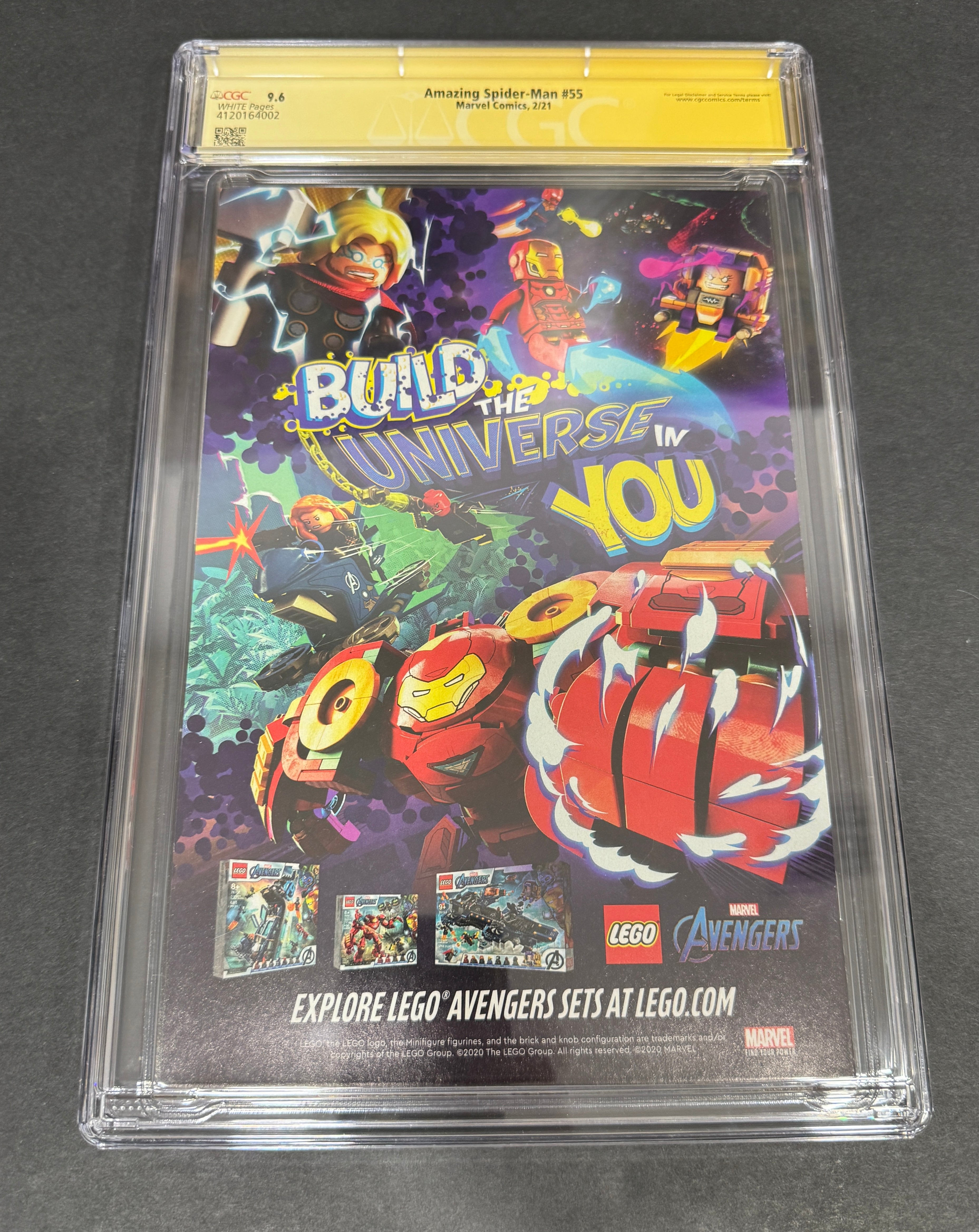 Amazing Spider-Man #55 (CGC 9.6) - Patrick Gleason "Web-Head" First Print Signed (Pink Paint Pen)