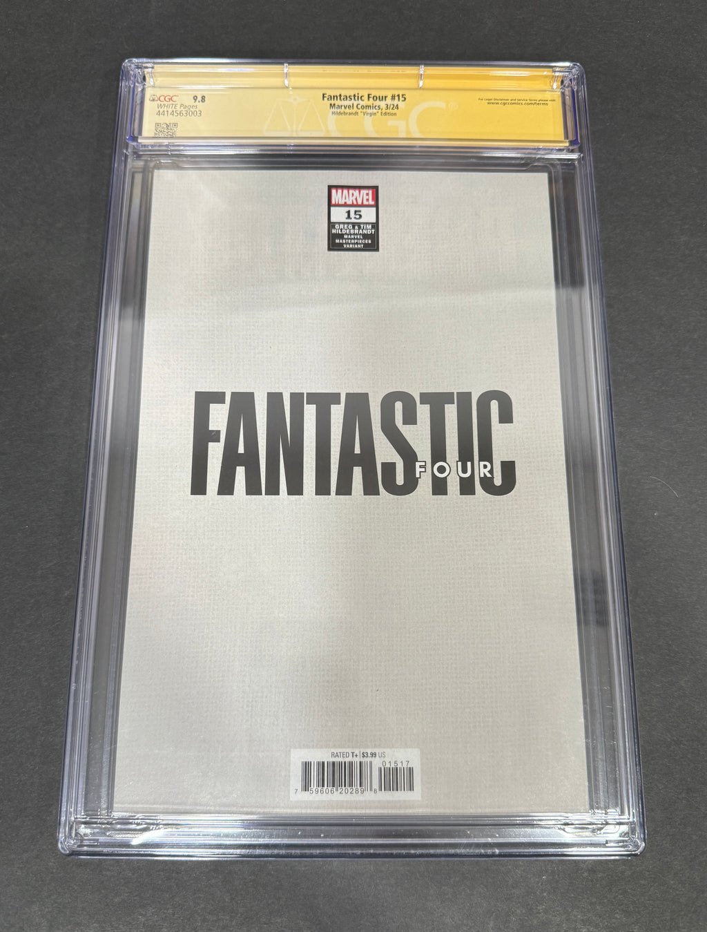 Fantastic Four #15 (CGC 9.8) - 1:50 Virgin Hildebrandt Galactus Variant Signed