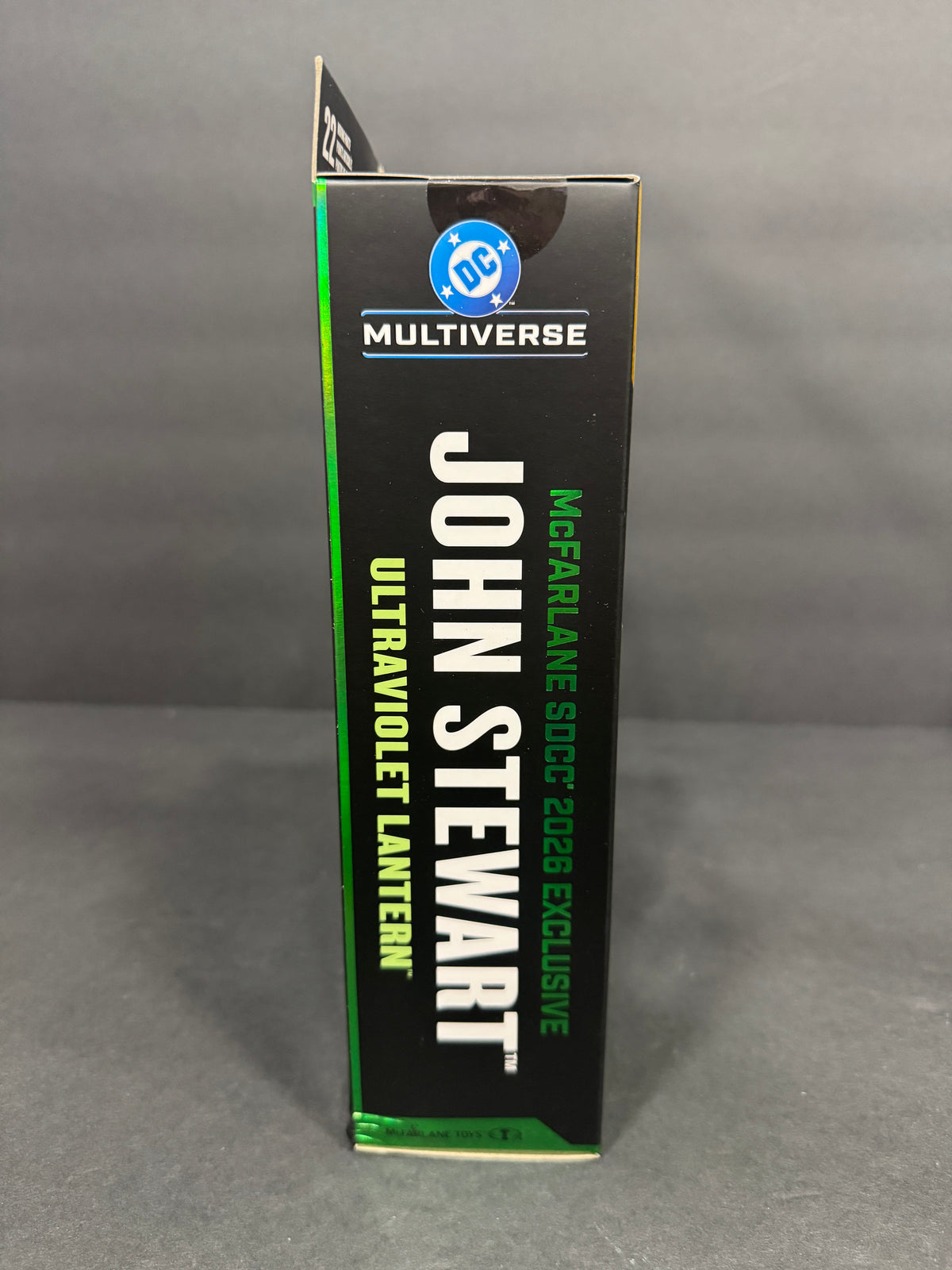 McFarlane DC Multiverse John Stewart Ultraviolet Lantern Gold Label 2026 SDCC Exclusive