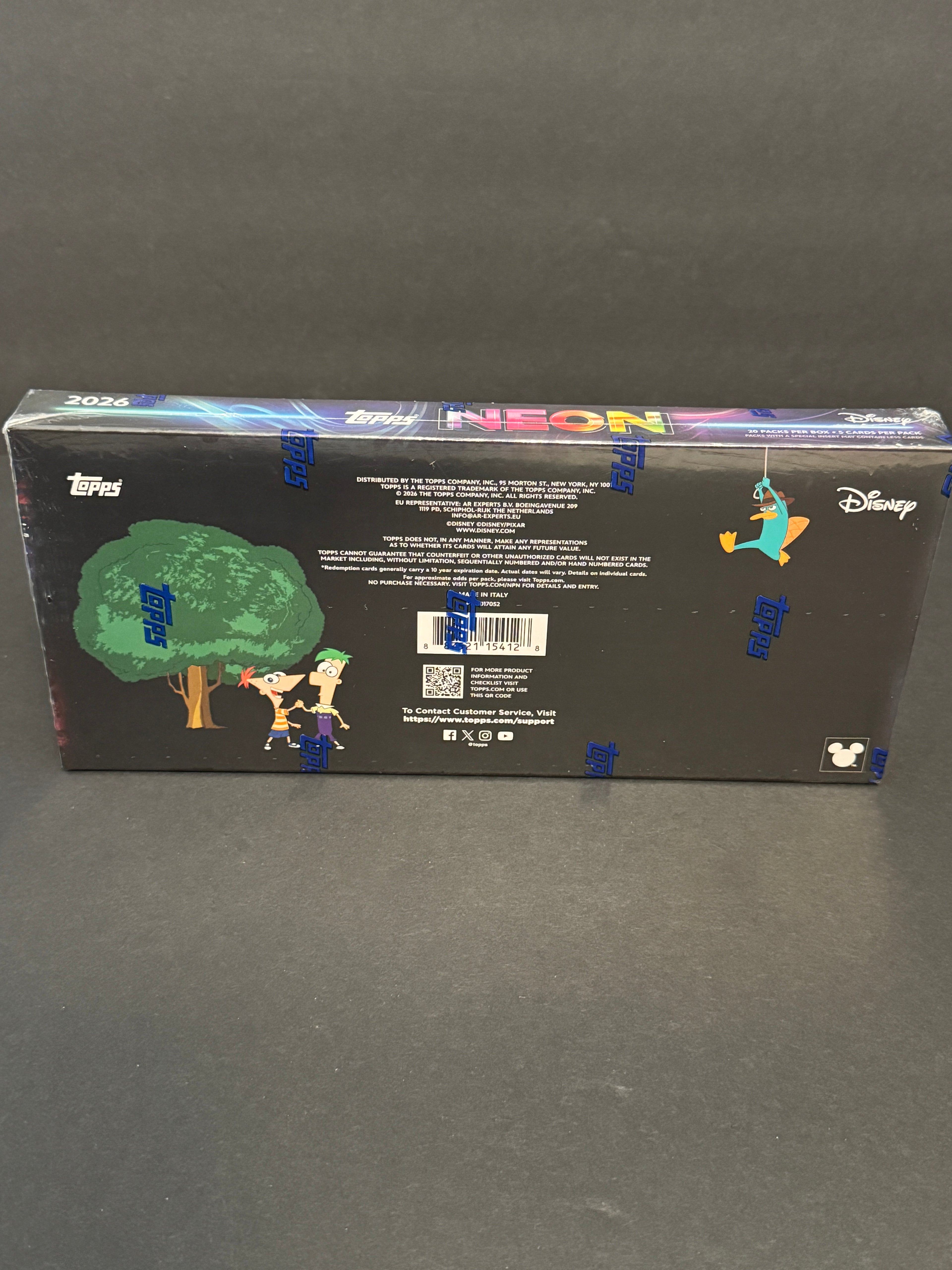 2026 Topps Disney Neon Hobby Box Factory Sealed Trading Cards