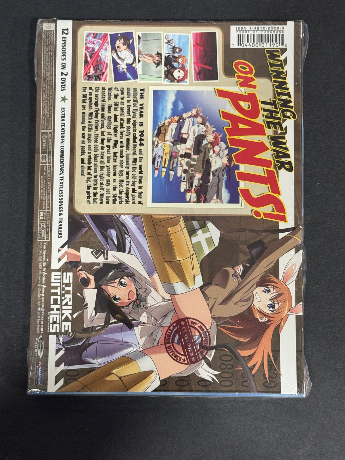 Strike Witches Complete 1st Season DVD 2-Disc FUNimation Anime – New Sealed OOP