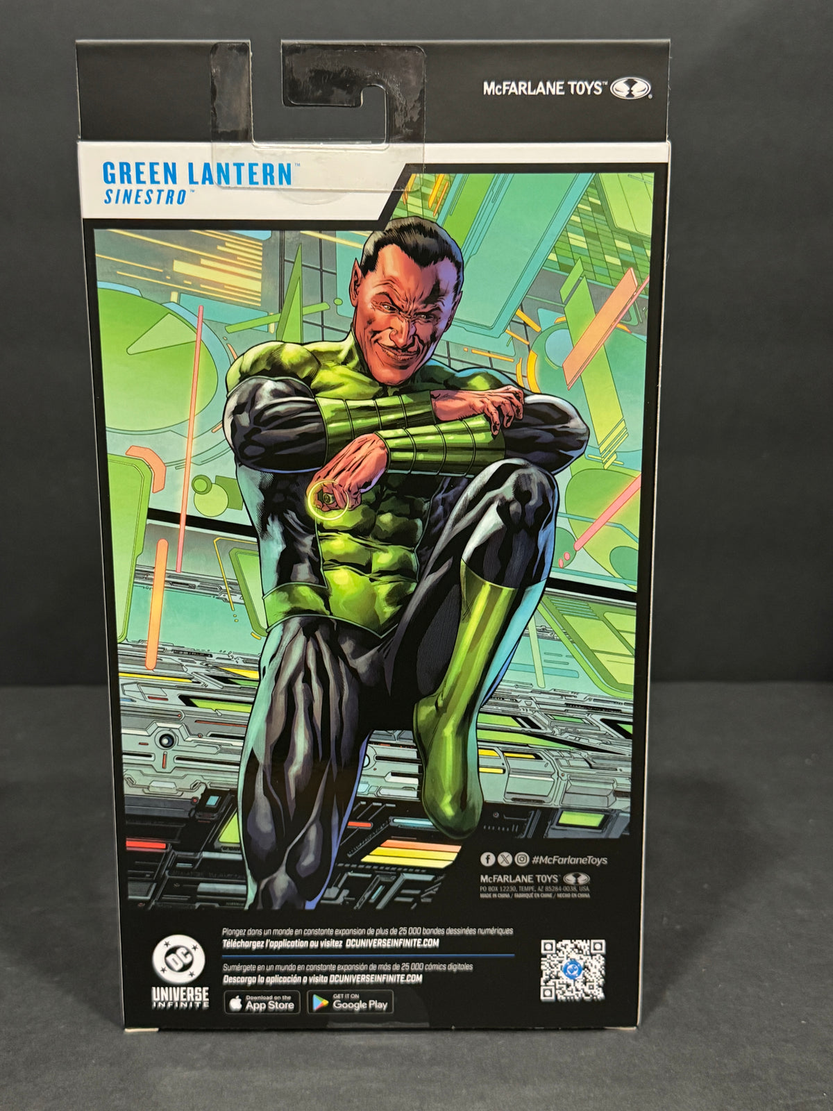 McFarlane Toys DC Multiverse Green Lantern Sinestro Green Lantern Corps #1 7” Figure