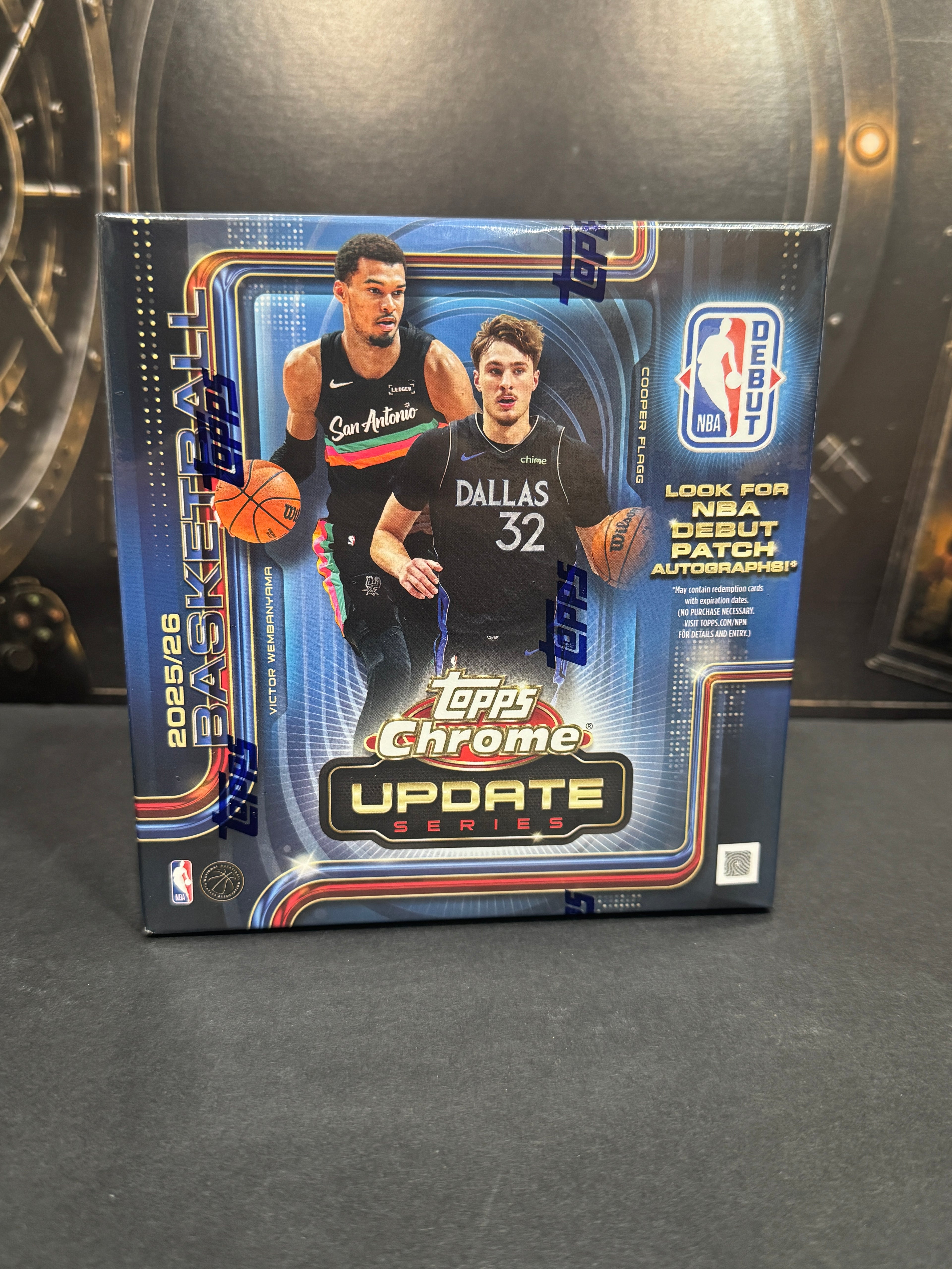 2025-26 Topps Chrome Basketball Update Series Mega Box – Factory Sealed