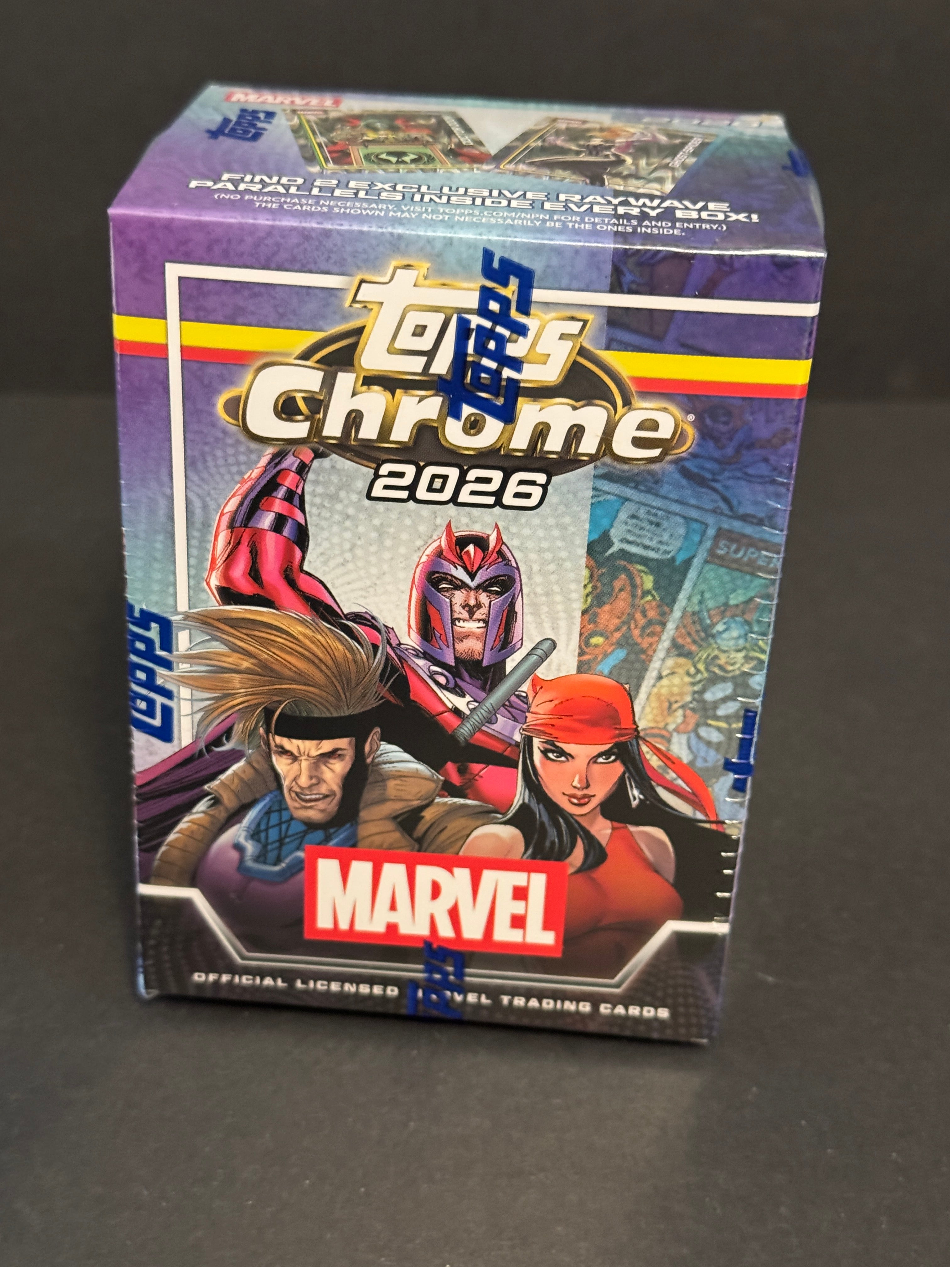2026 Topps Chrome Marvel Value Box Factory Sealed Trading Cards