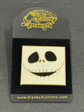 Disney Auctions Jack Skellington Face Block Pin – LE 250 – Original Card