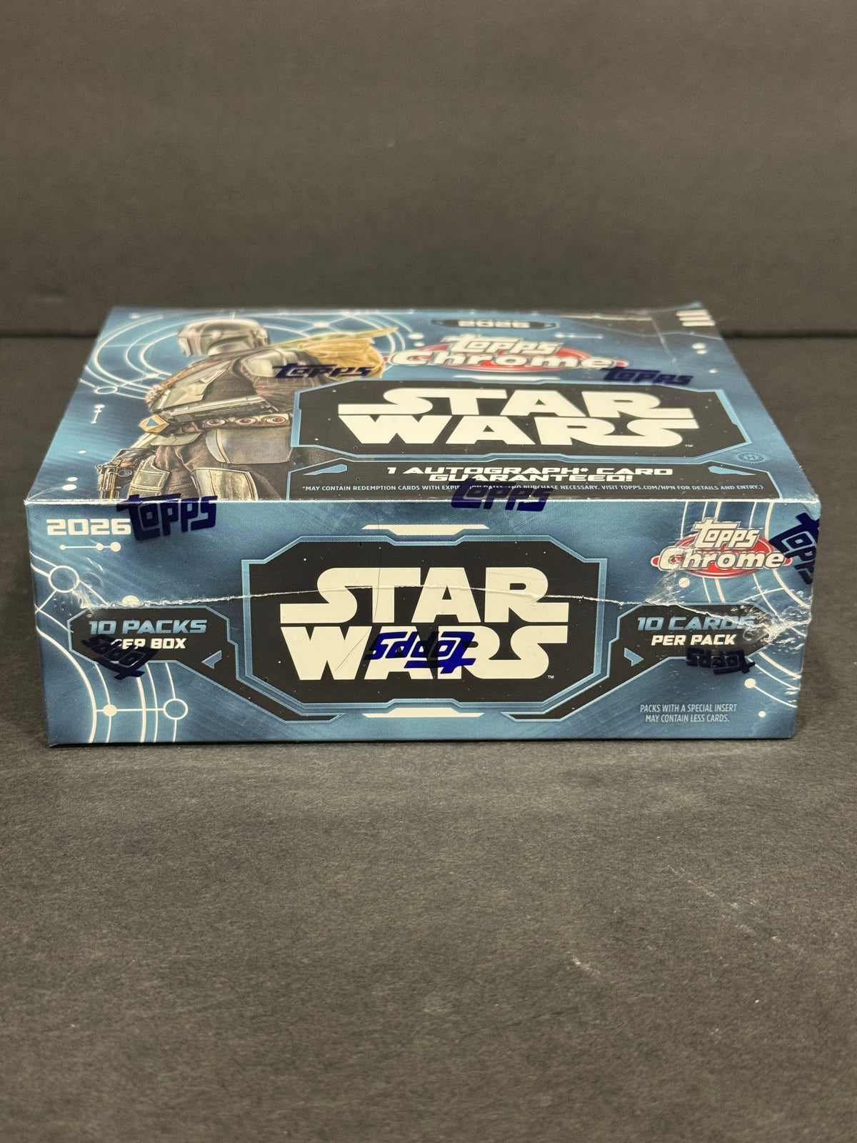 2026 Topps Chrome Star Wars Hobby Box – 1 Autograph – Factory Sealed