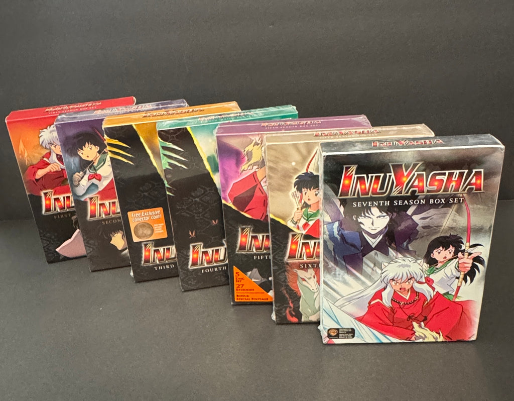 InuYasha Seasons 1-7 DVD Box Set Complete Series Brand New Factory Sealed (Season 1 is opened)