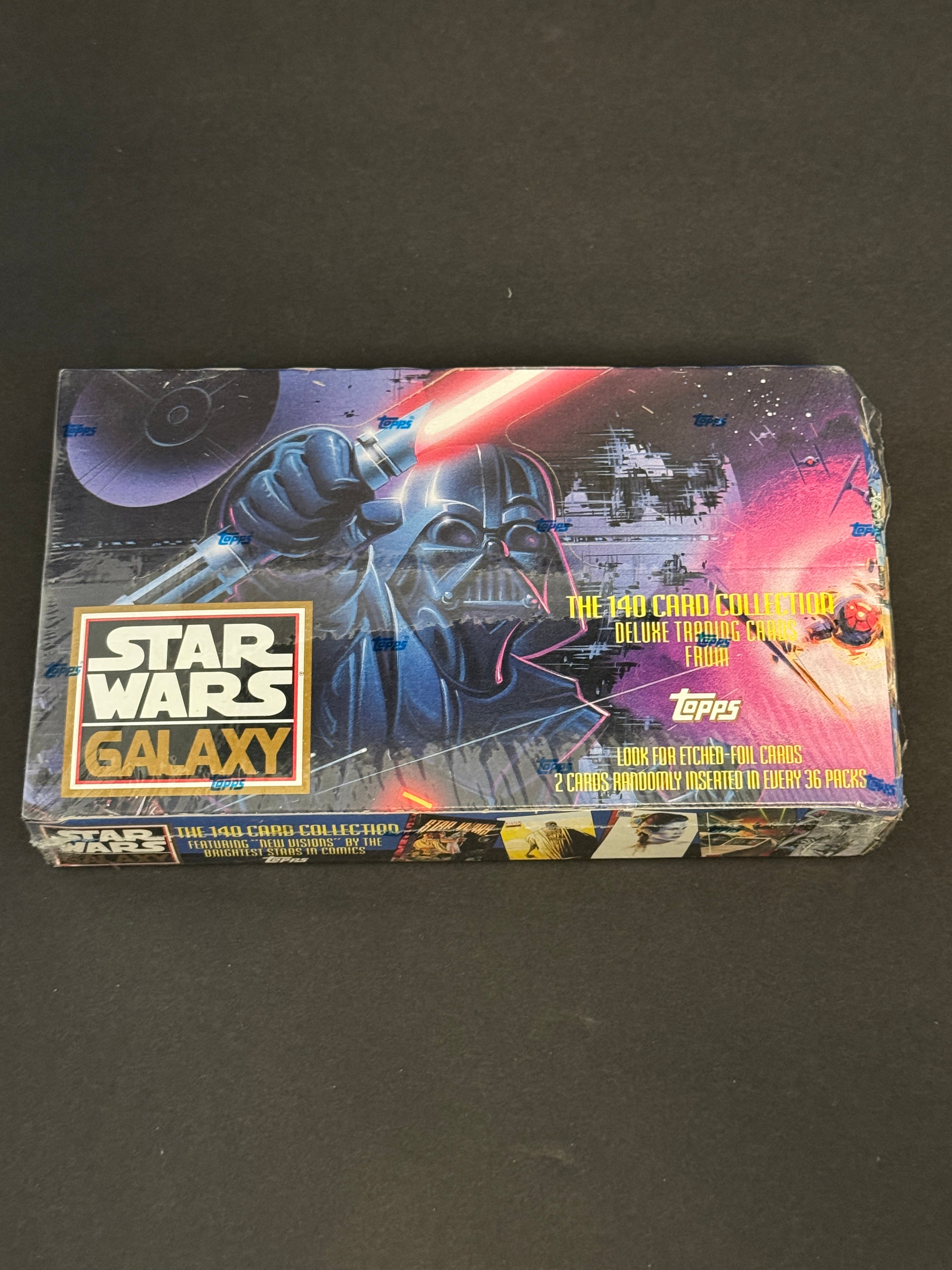 1993 Topps Star Wars Galaxy Series 1 Trading Card Hobby Box - Factory Sealed (Damaged Seal)