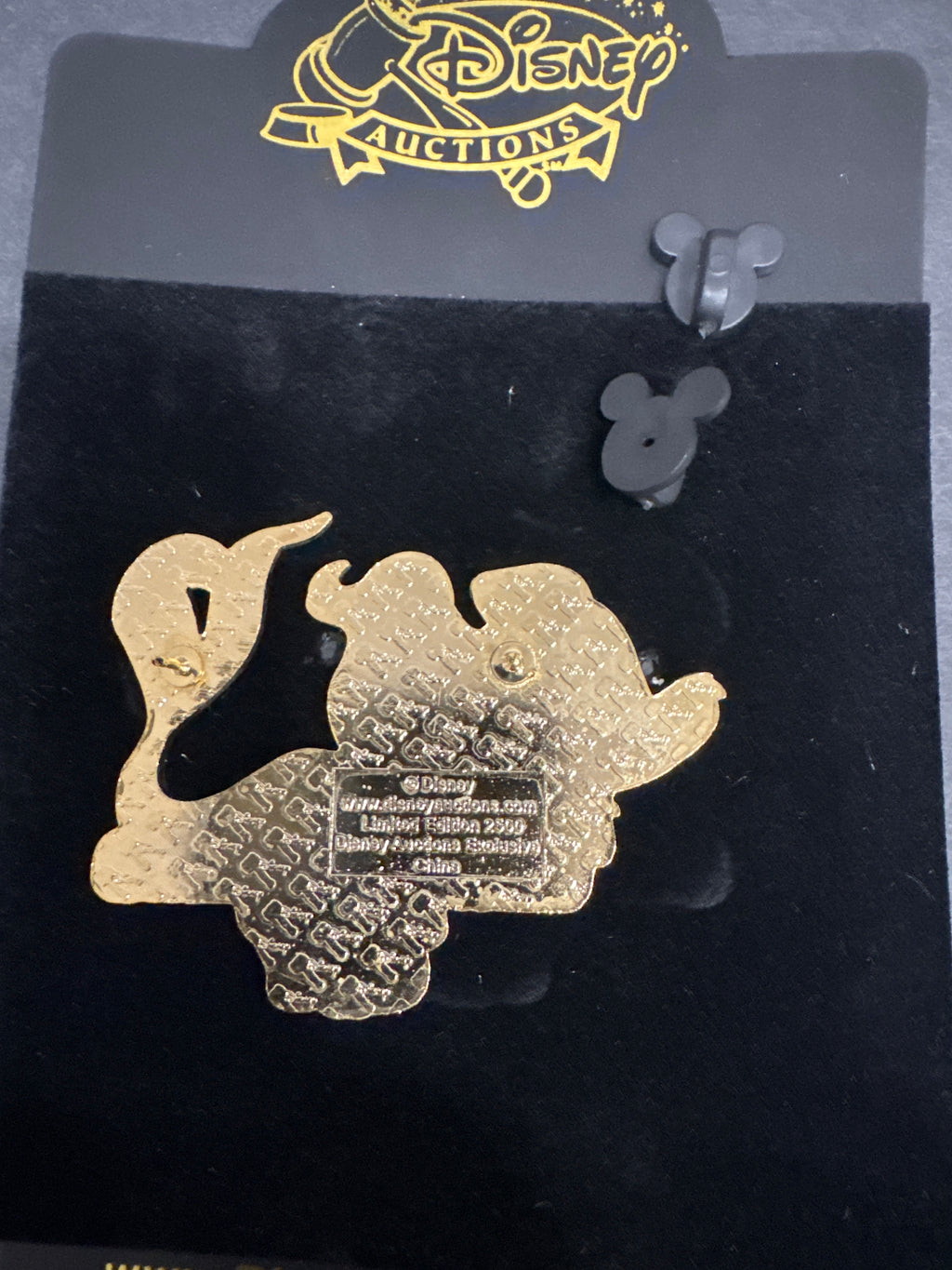 Disney Auctions Ariel & DA.com Logo Pin LE 2500 (2004) – Original Card