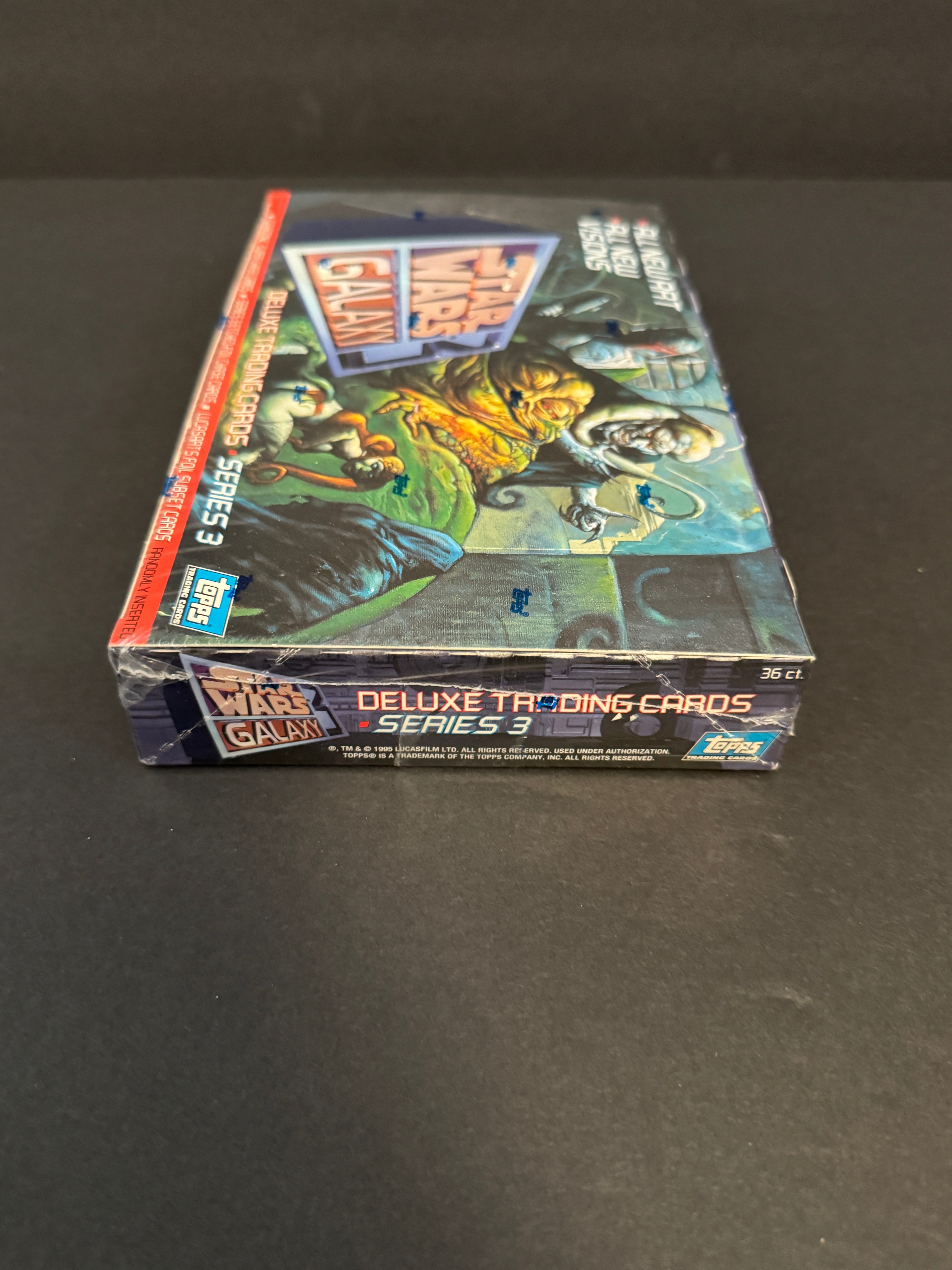1995 Topps Star Wars Galaxy Series 3 Trading Card Hobby Box - Factory Sealed
