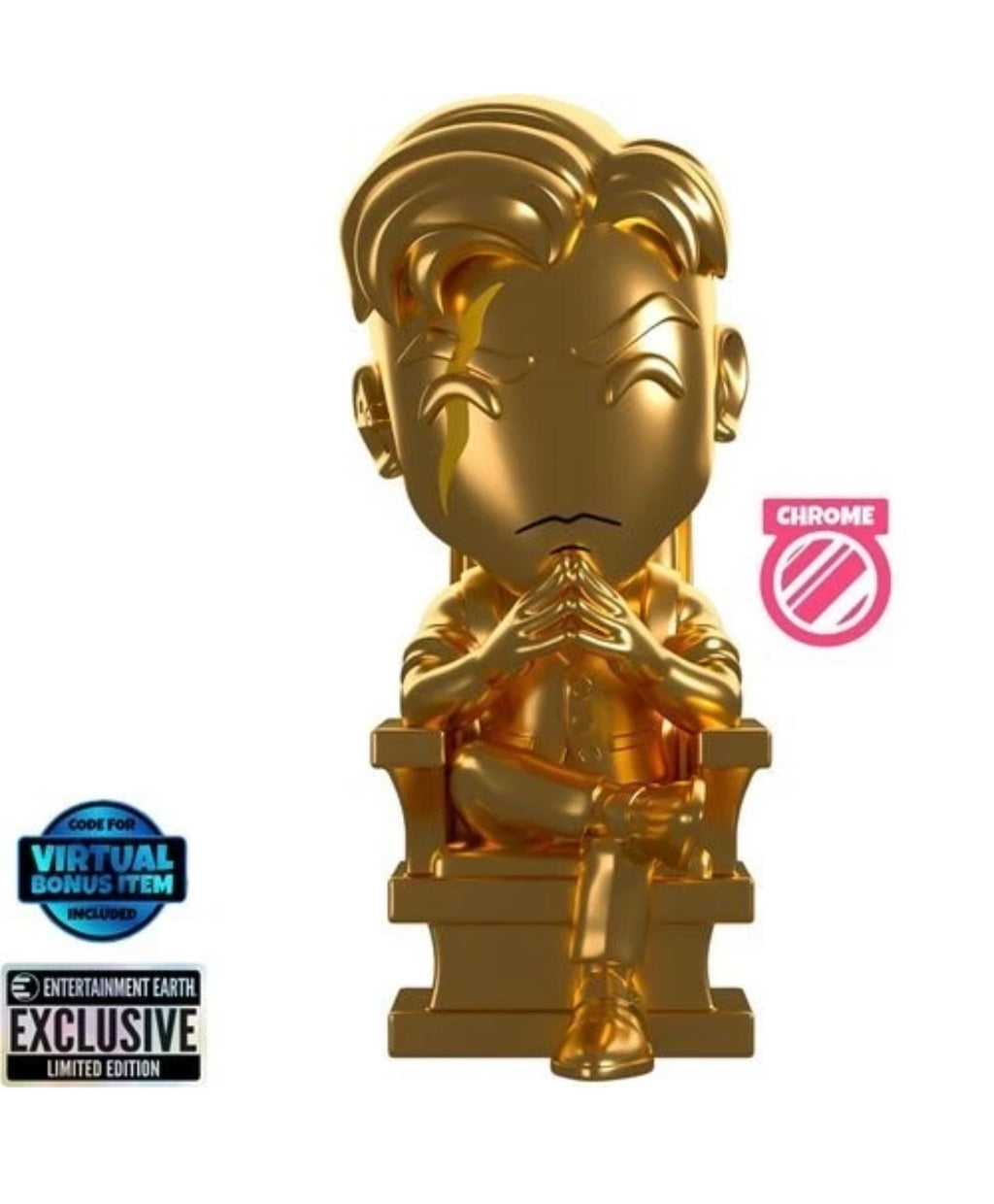 Youtooz Fortnite Gold Chrome Midas – Entertainment Earth Exclusive – LE 333
