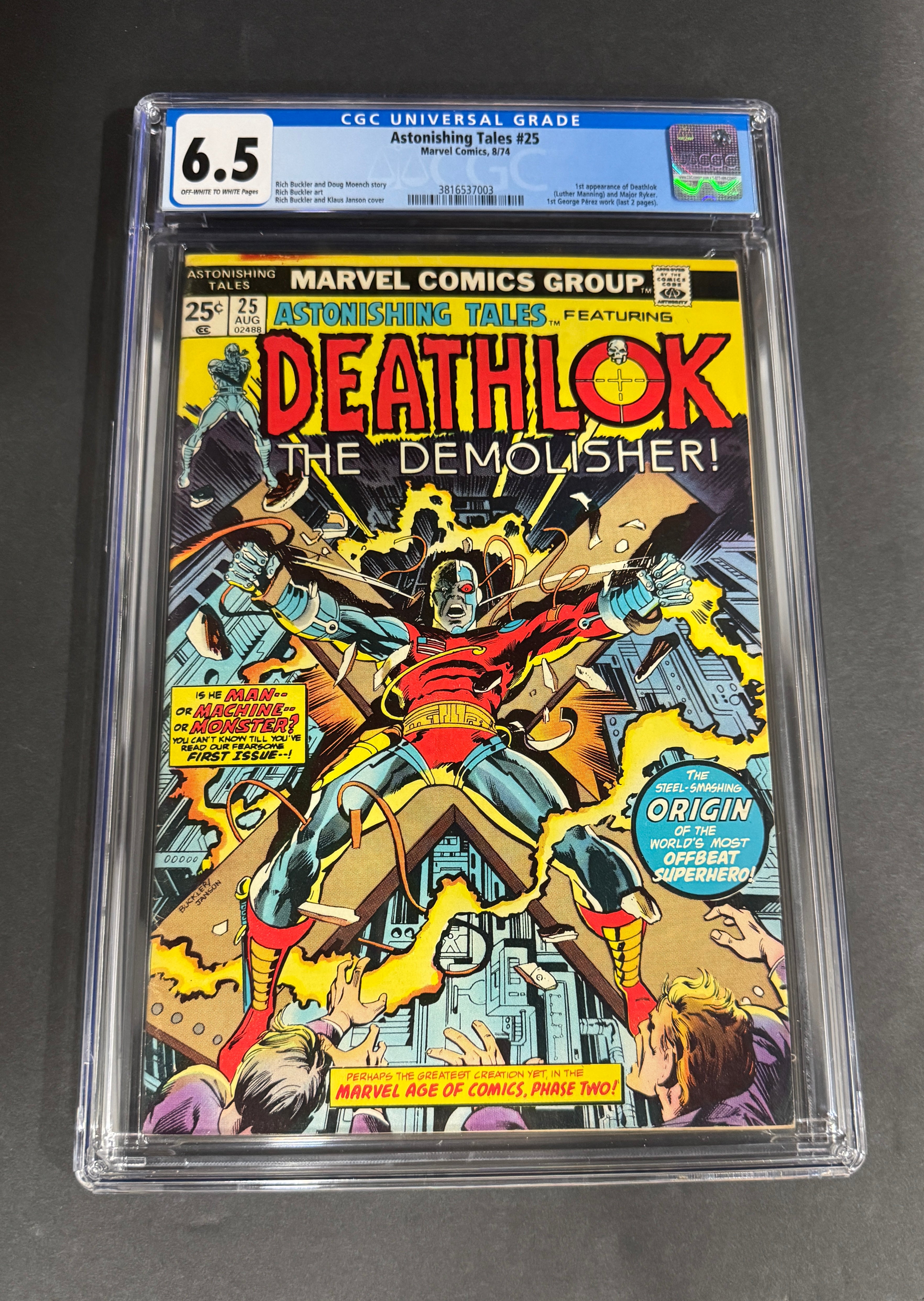 Astonishing Tales #25 (CGC 6.5) - 1st Appearance of Deathlok & 1st George Perez Work (1974)