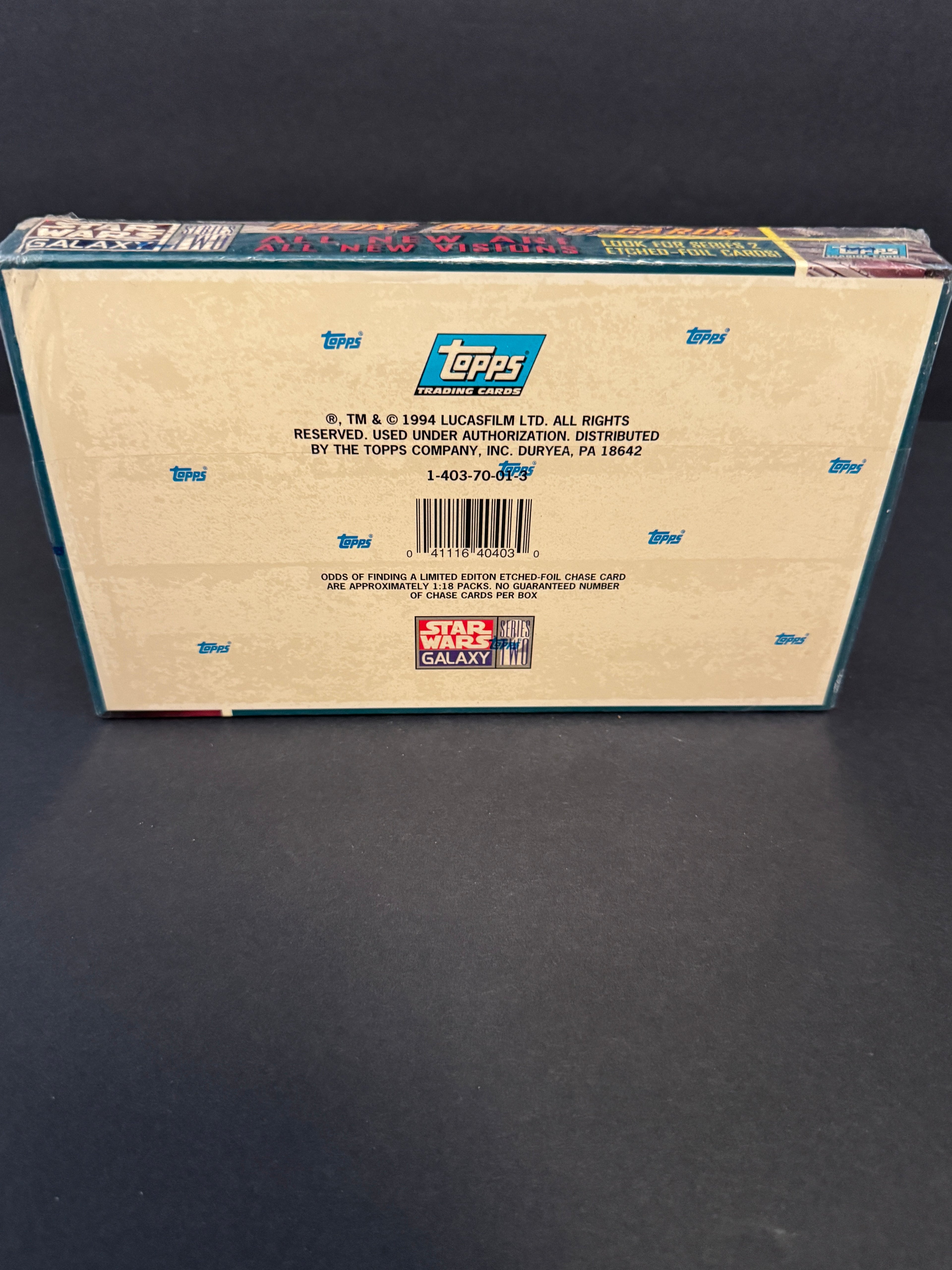 1994 Topps Star Wars Galaxy Series 2 Trading Card Hobby Box - Factory Sealed