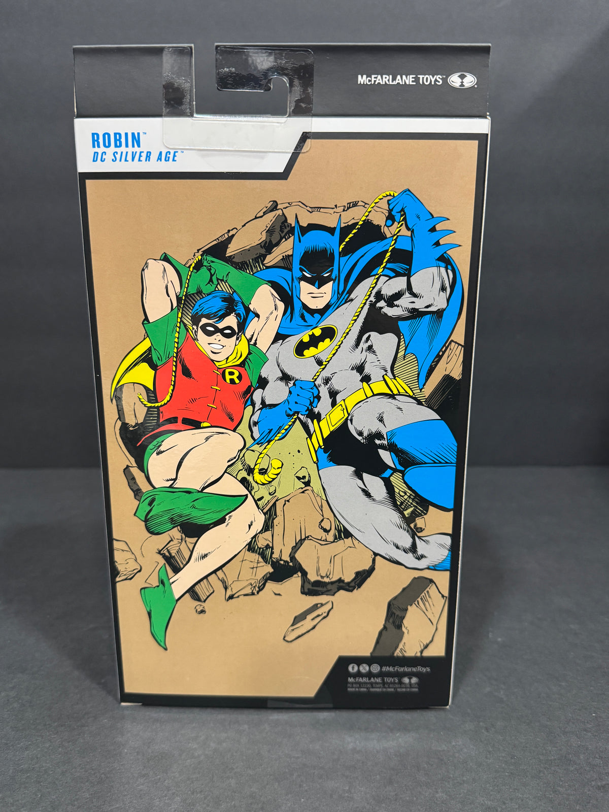McFarlane Toys DC Multiverse Robin Silver Age Gold Label 7” Action Figure